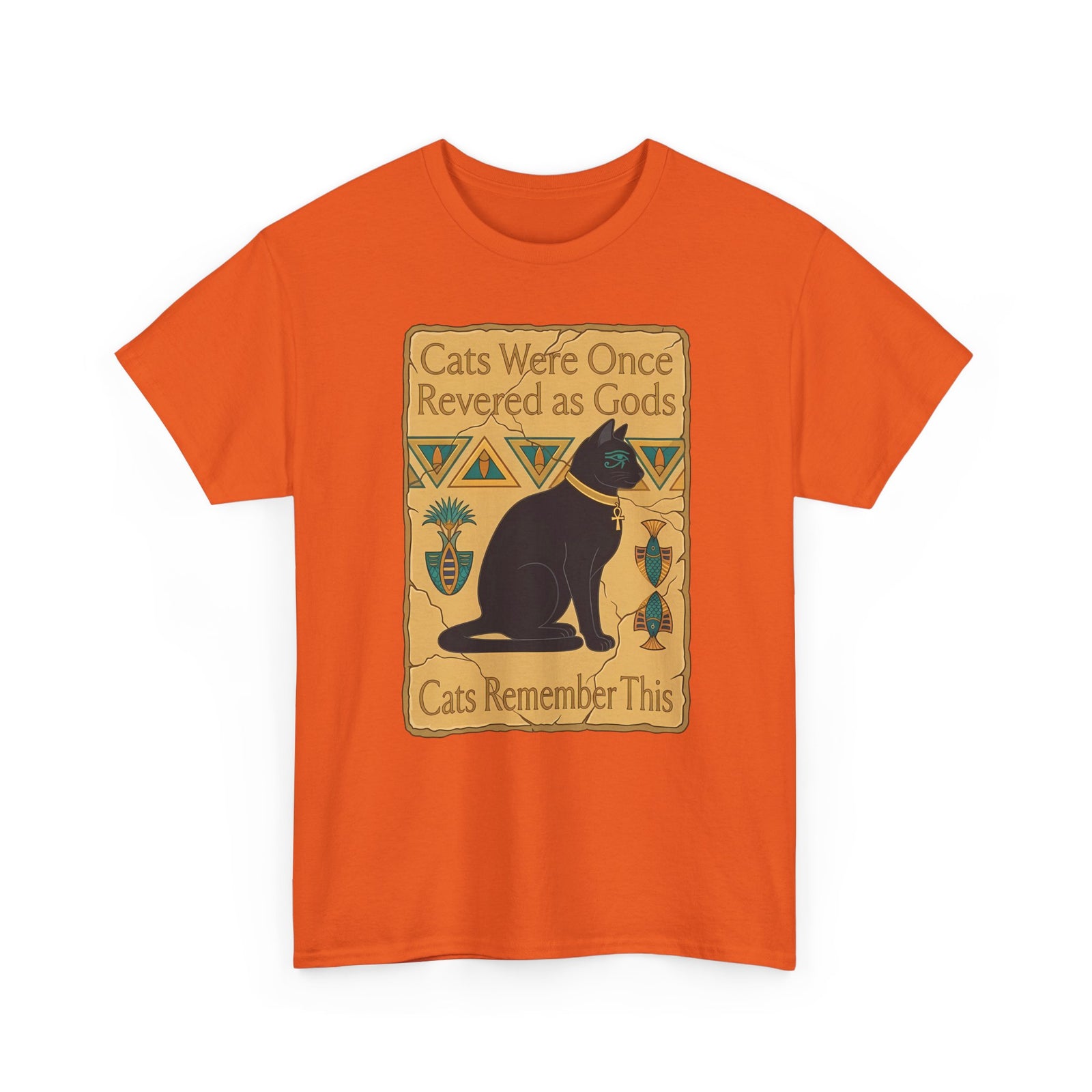 Cats Were Once Revered As Gods Tee — Funny Cat Quote T-Shirt for Cat Lovers