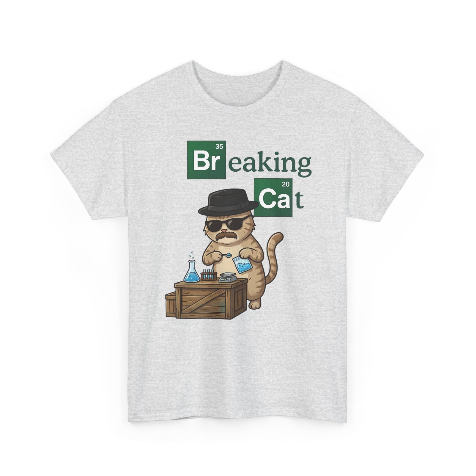 Breaking Cat T-Shirt — Funny Cat Graphic Tee