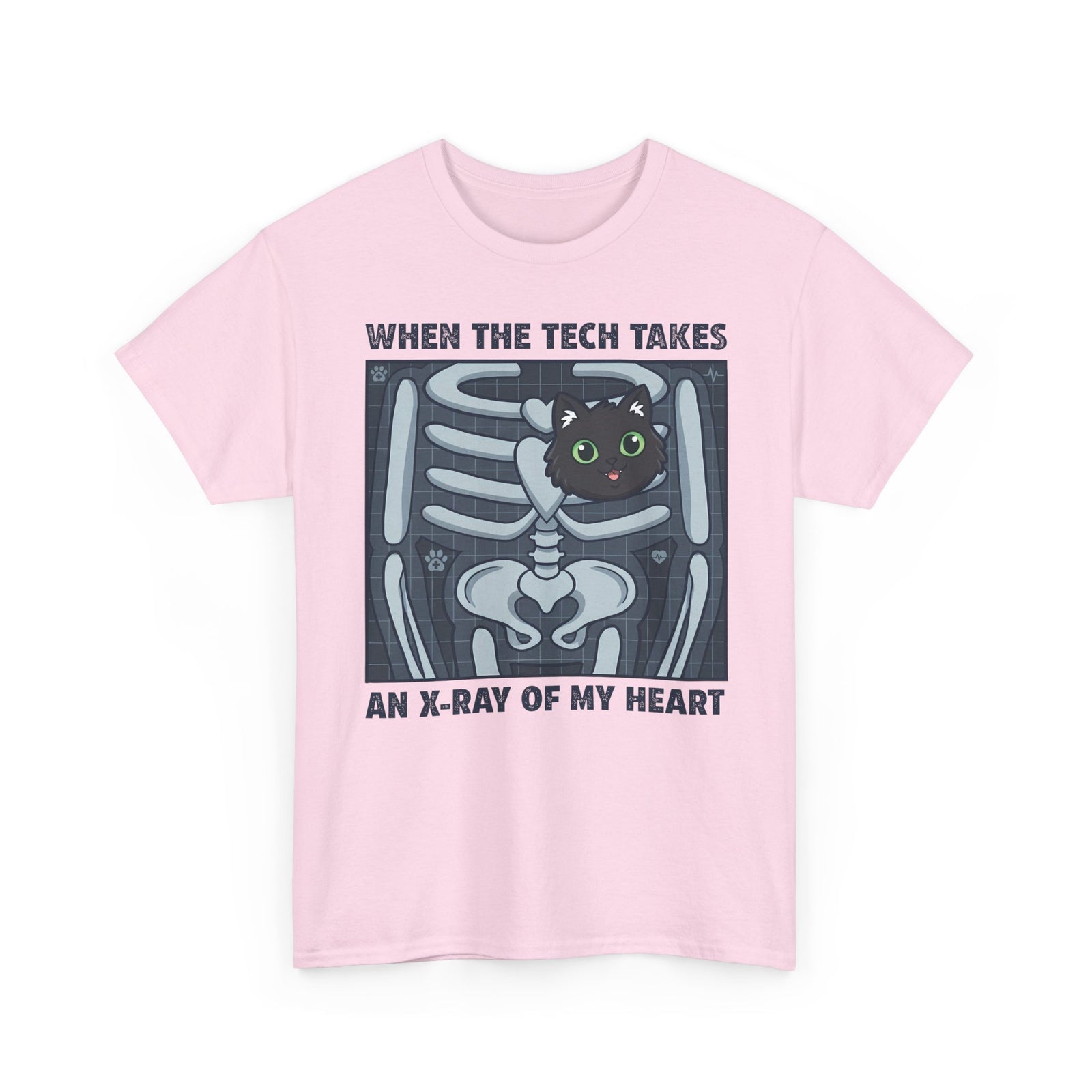 MY HEART IS 100% CAT T-Shirt — Cat Lover Tee