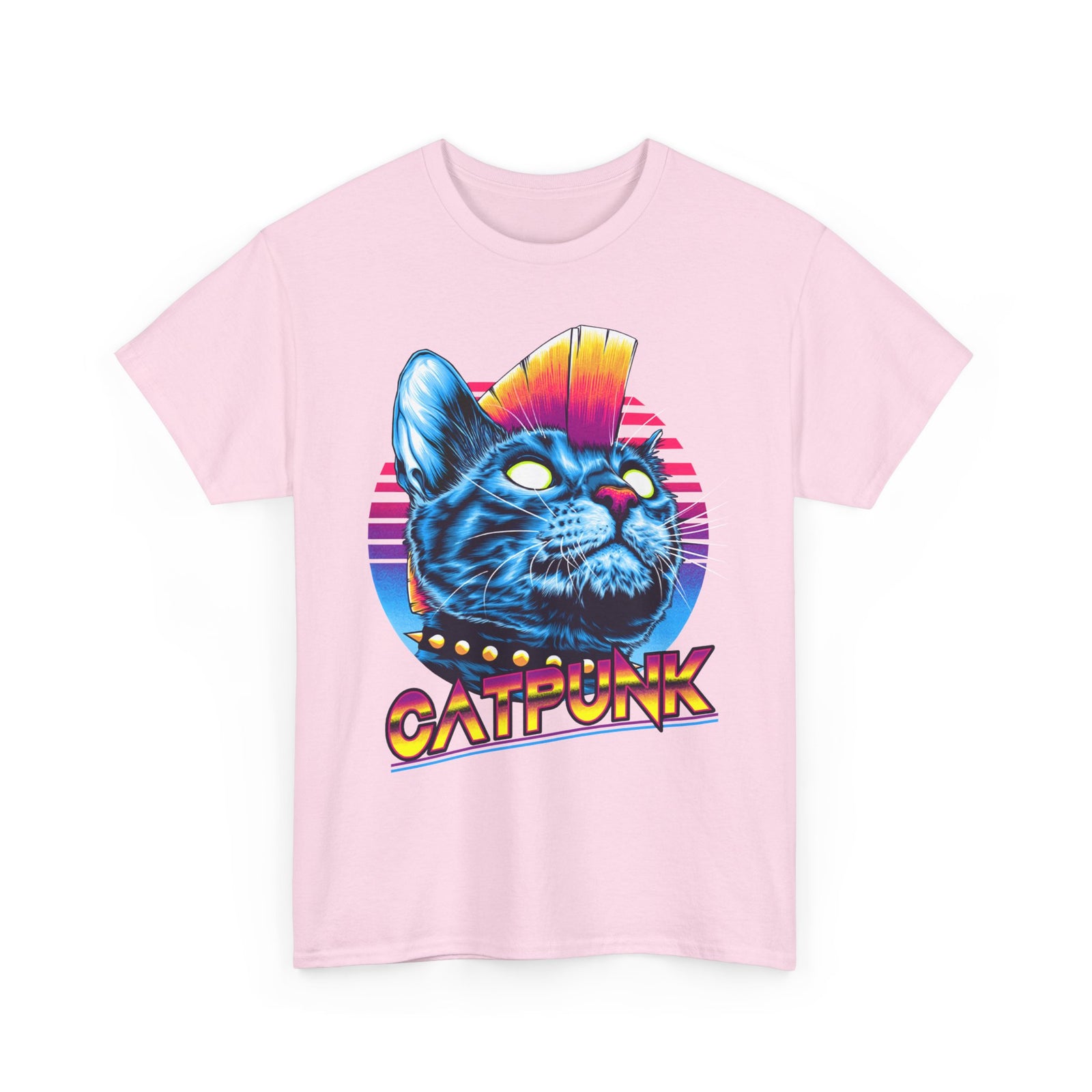 Cat Punk T-Shirt — Punk Rock Cat Graphic Tee