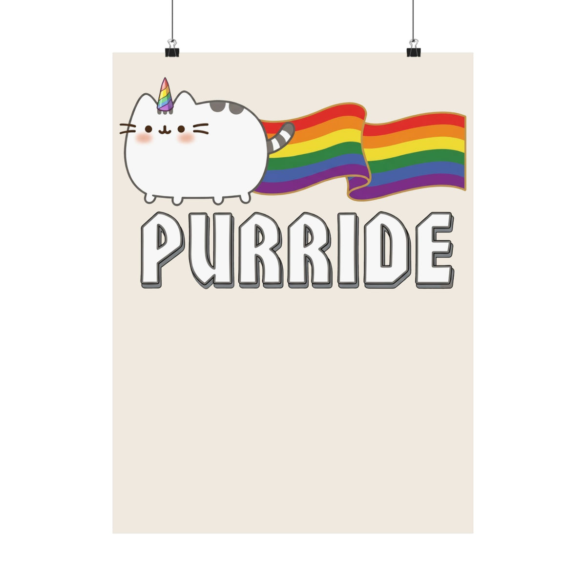 Cat Pride "Purride" Poster