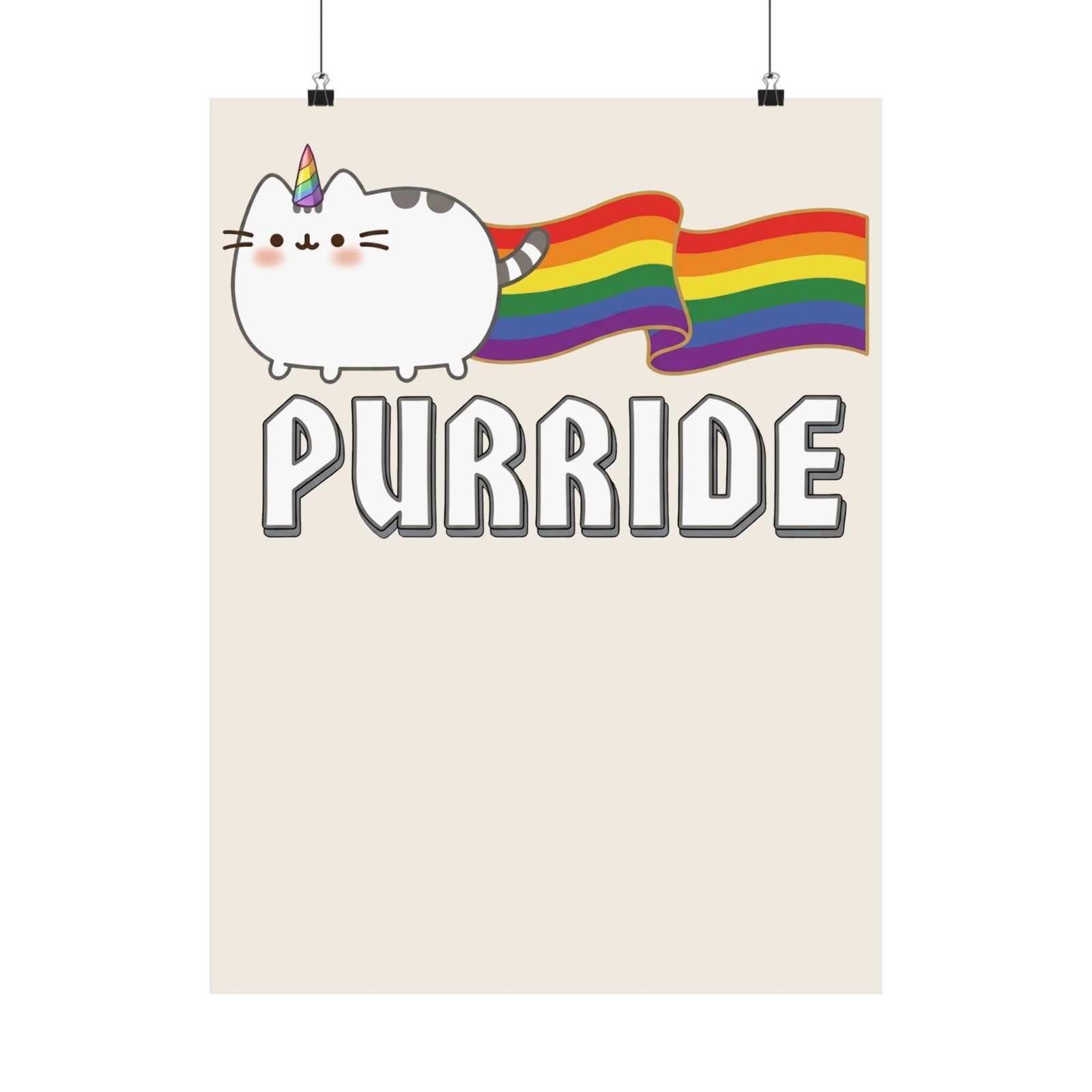 Cat Pride "Purride" Poster