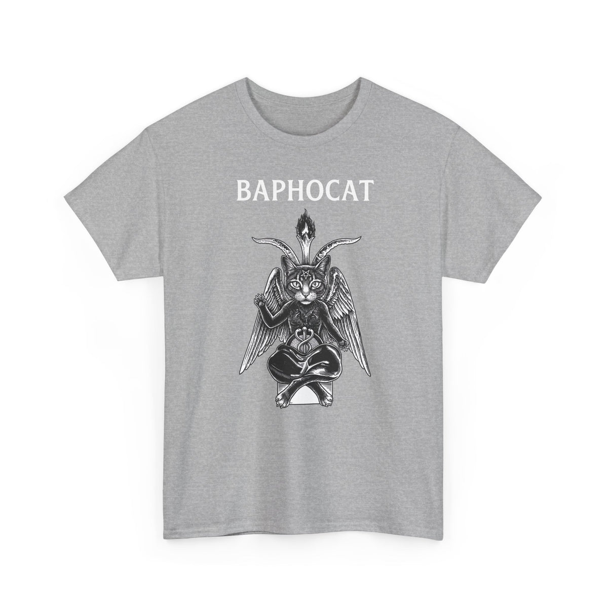 Baphocat Dark Evil Cat T-Shirt