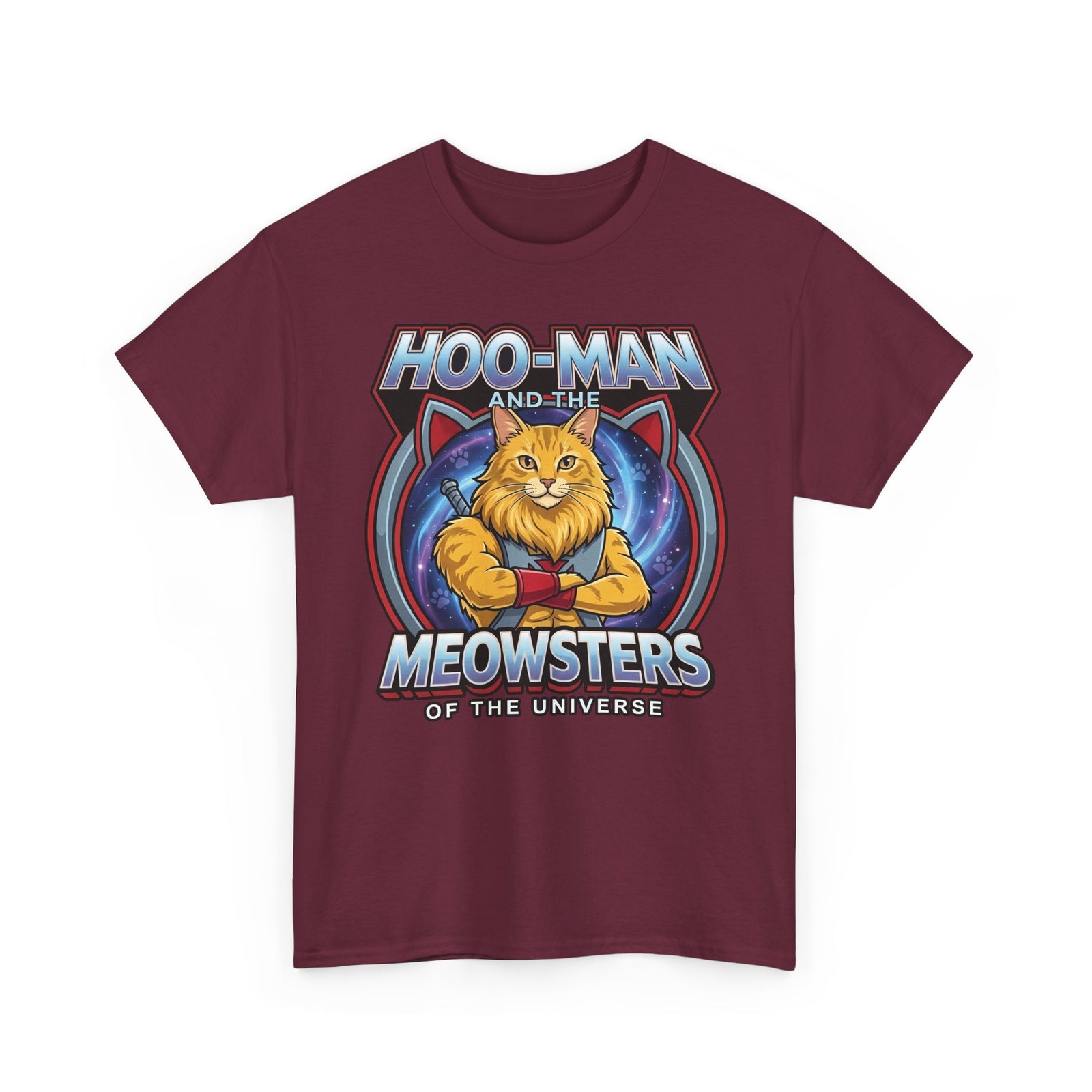 Hoo-Man and the Meowsters of the Universe T-Shirt