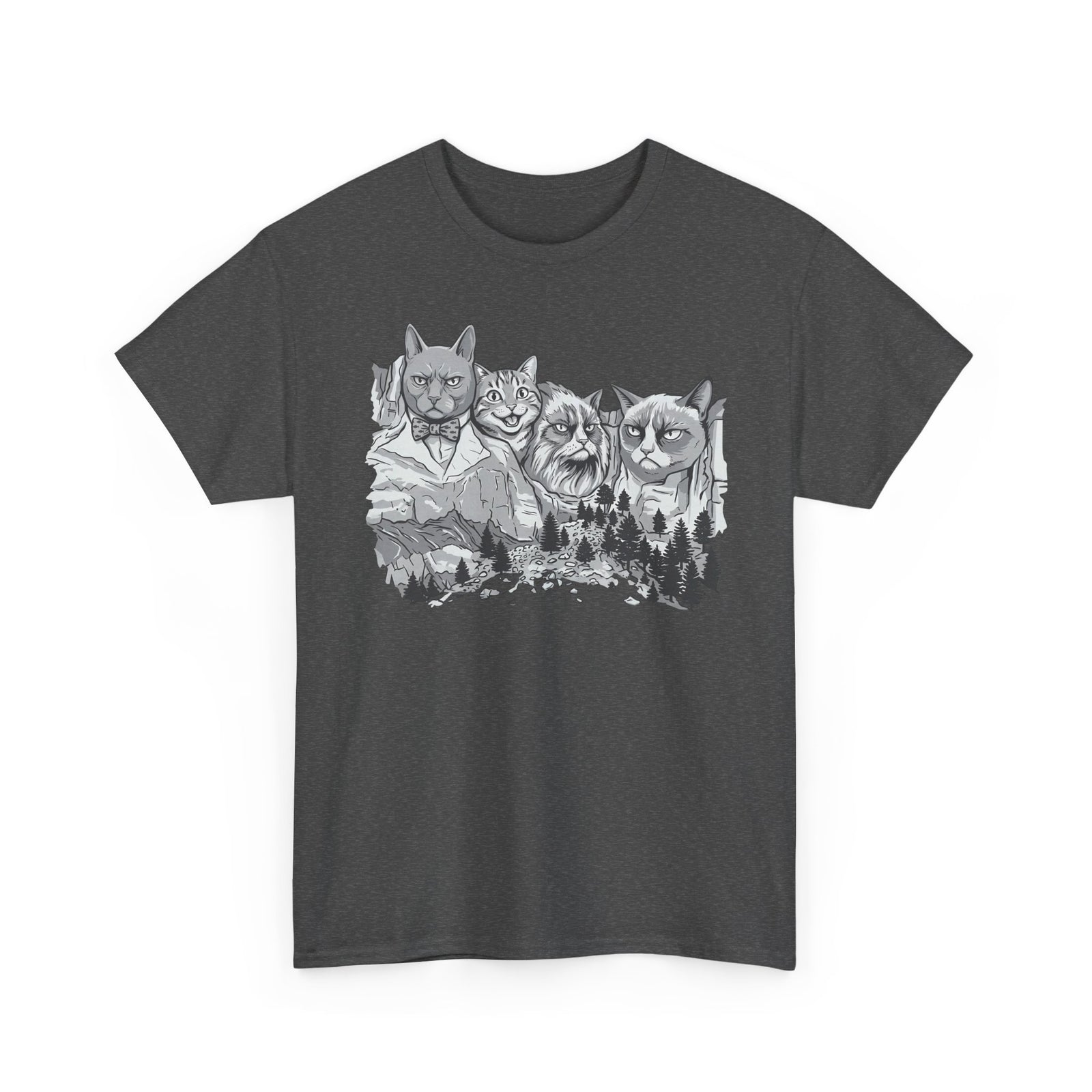 Rushmeow Graphic Tee — Cat Lover T-Shirt