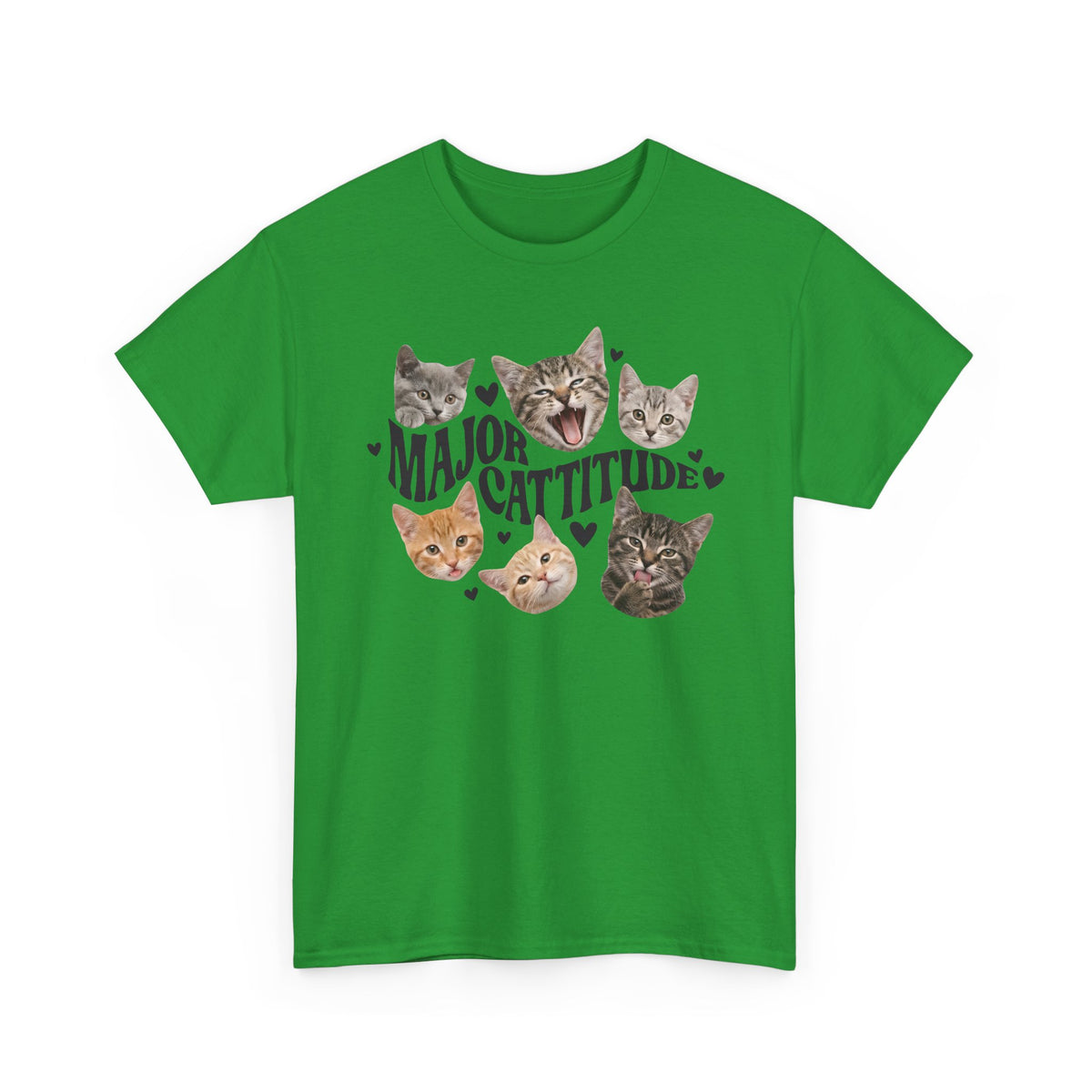Major Cattitude T-Shirt Funny Cat Attitude Tee