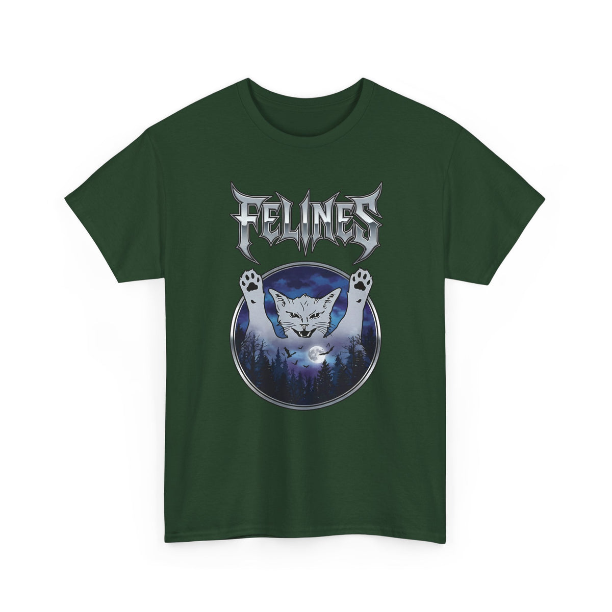 Felines Ghost T-Shirt — Spooky Cat Graphic Tee