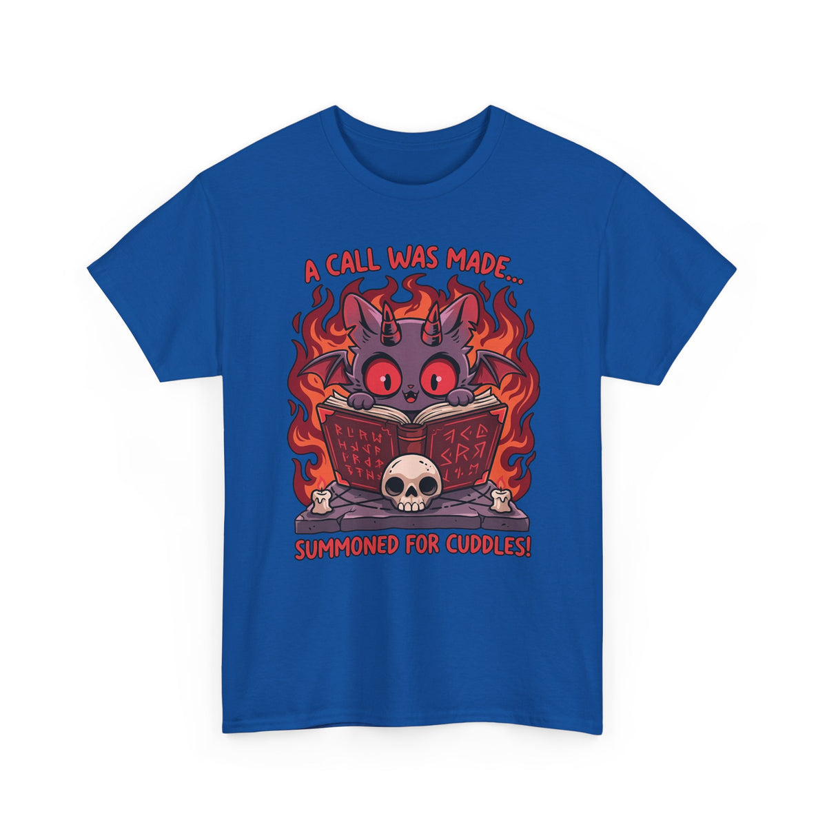 Summoned for Cuddles Cat T-Shirt — "A Call Was Made" Cute Cat Tee