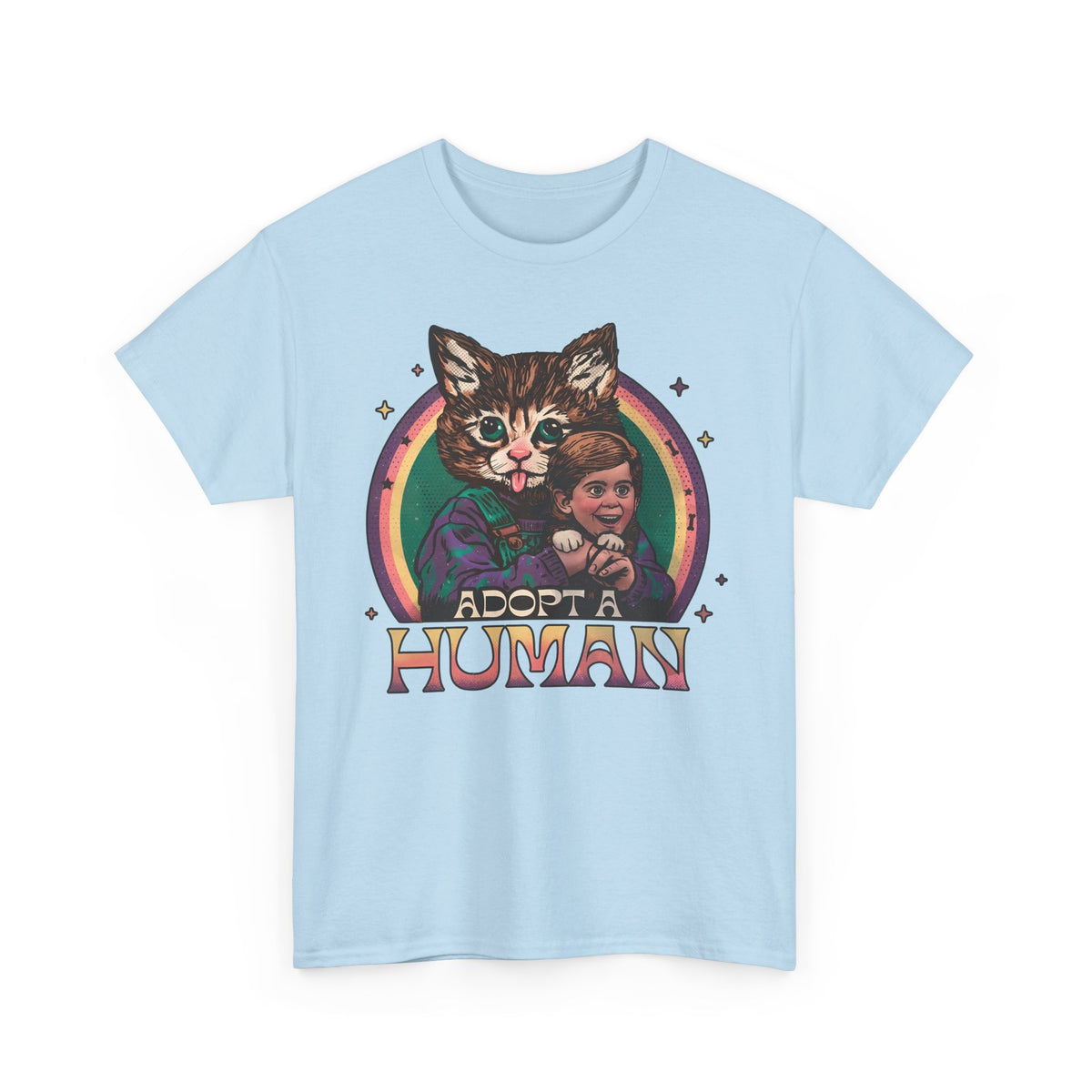 Adopt a Human Funny Cat T-Shirt