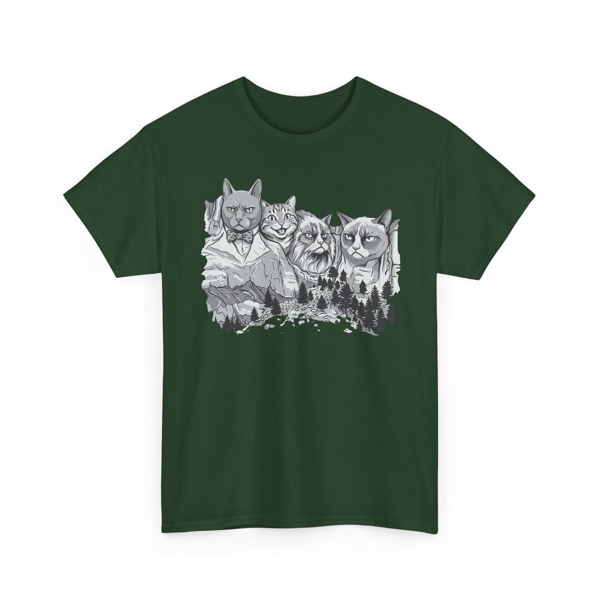 Rushmeow Graphic Tee — Cat Lover T-Shirt