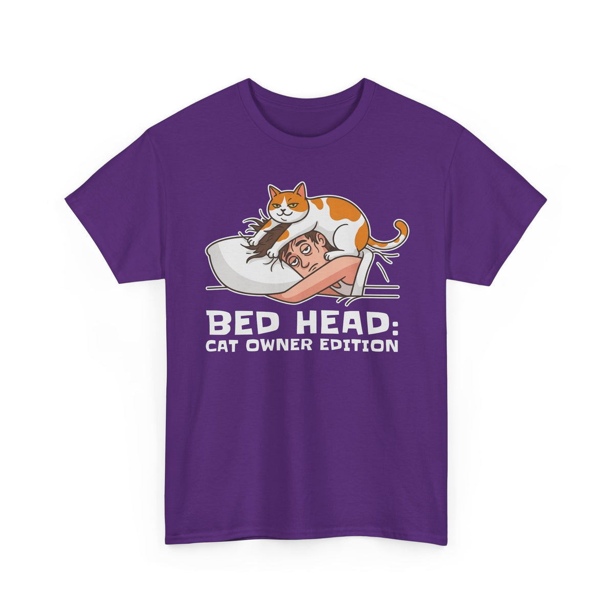 Bed Head: Cat Owner Edition T-Shirt - Funny Cat Lover Tee