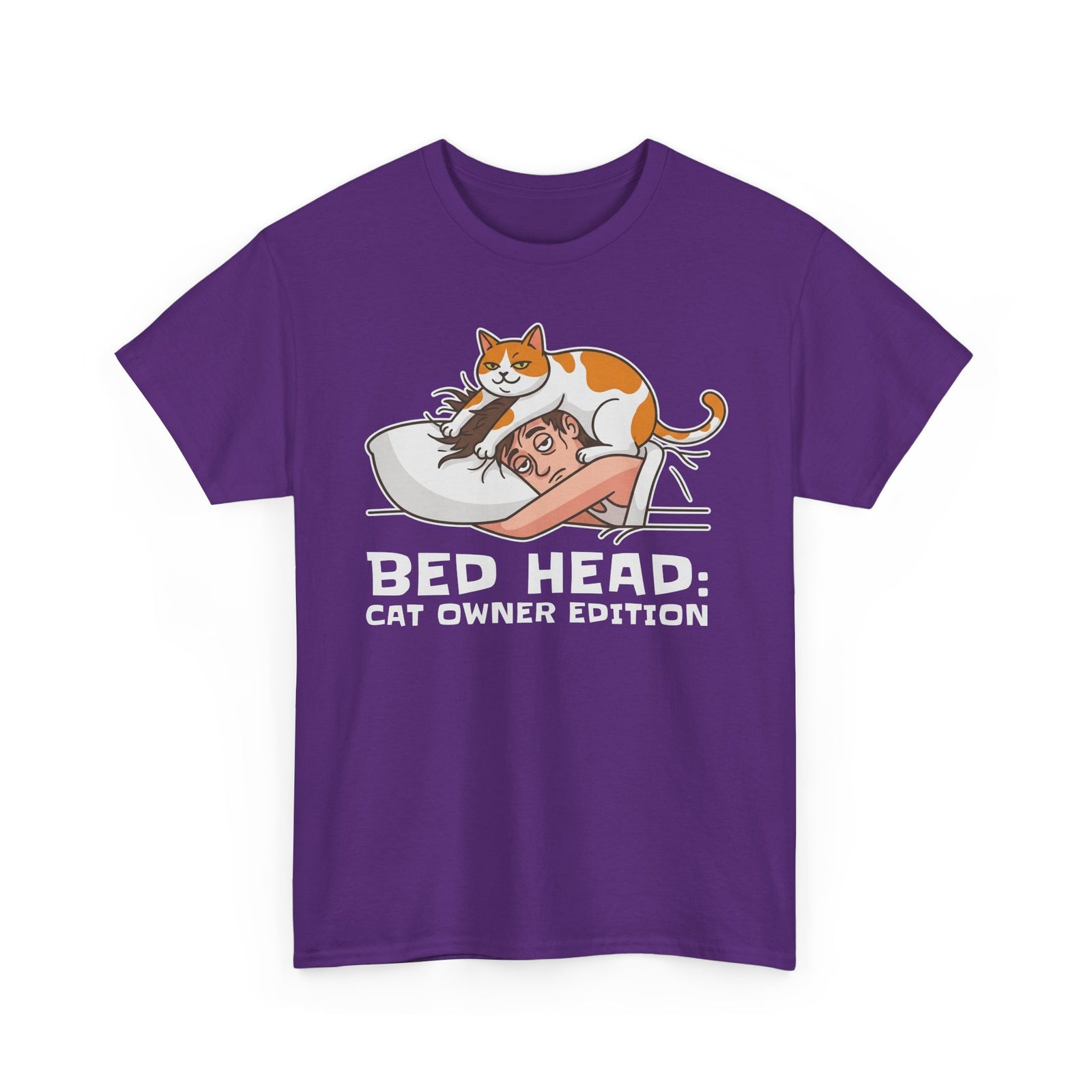 Bed Head: Cat Owner Edition T-Shirt - Funny Cat Lover Tee