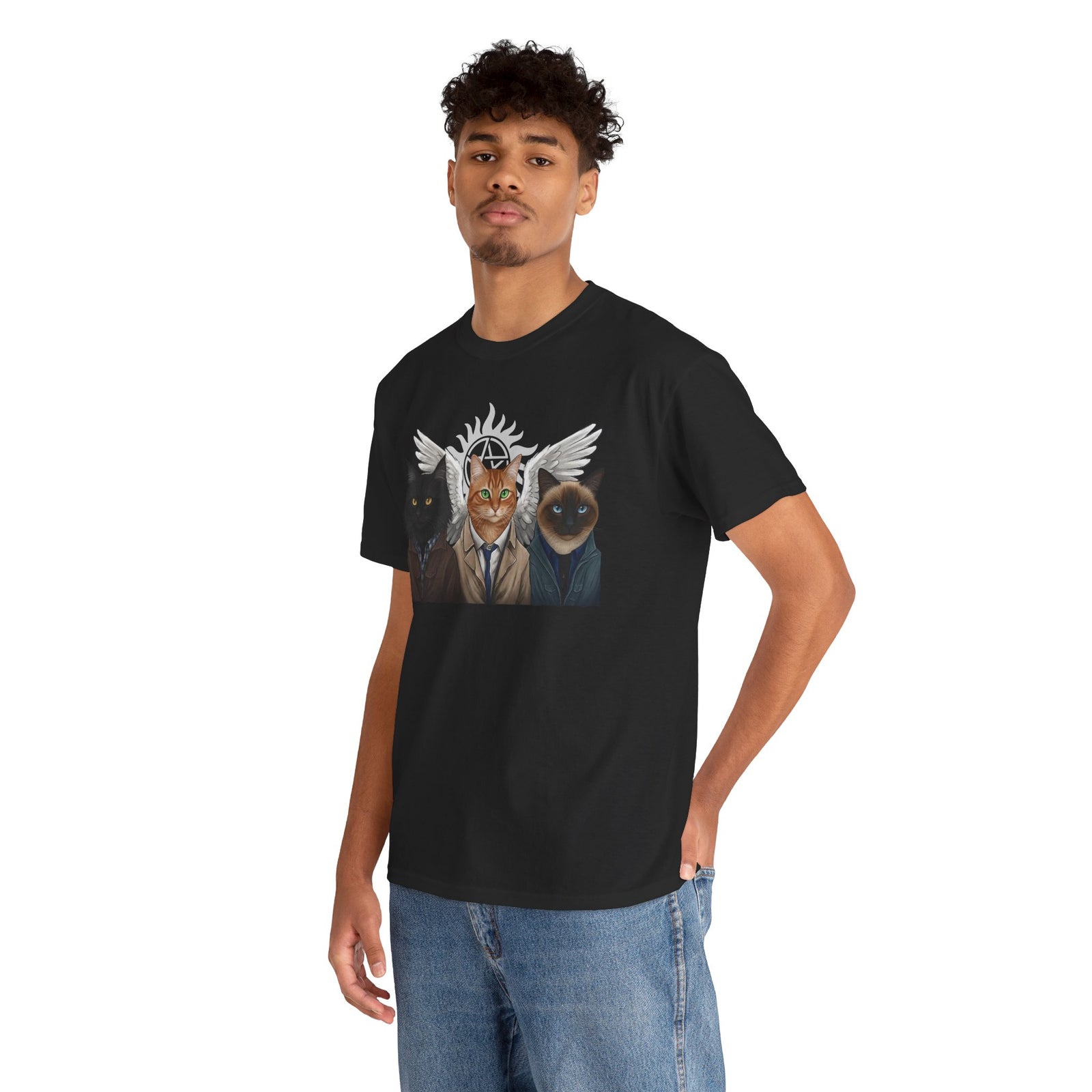 SuperCat Supernatural Cat T-Shirt — Mystical Cat Graphic Tee