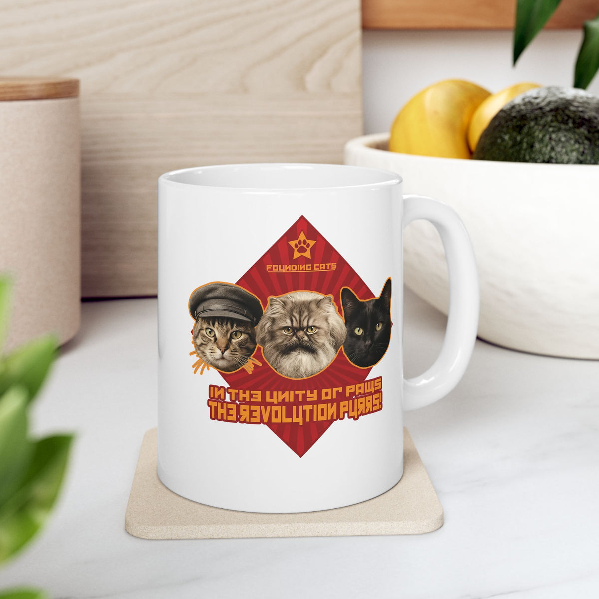 Founding Cats Ceramic Mug