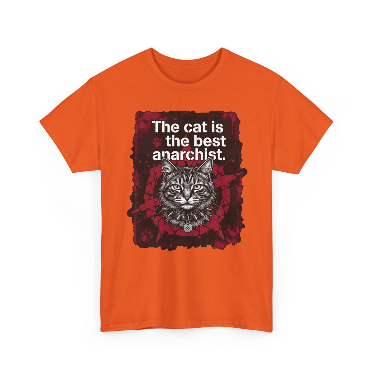 Anarchist Cat T-Shirt "The Cat Is the Best Anarchist"