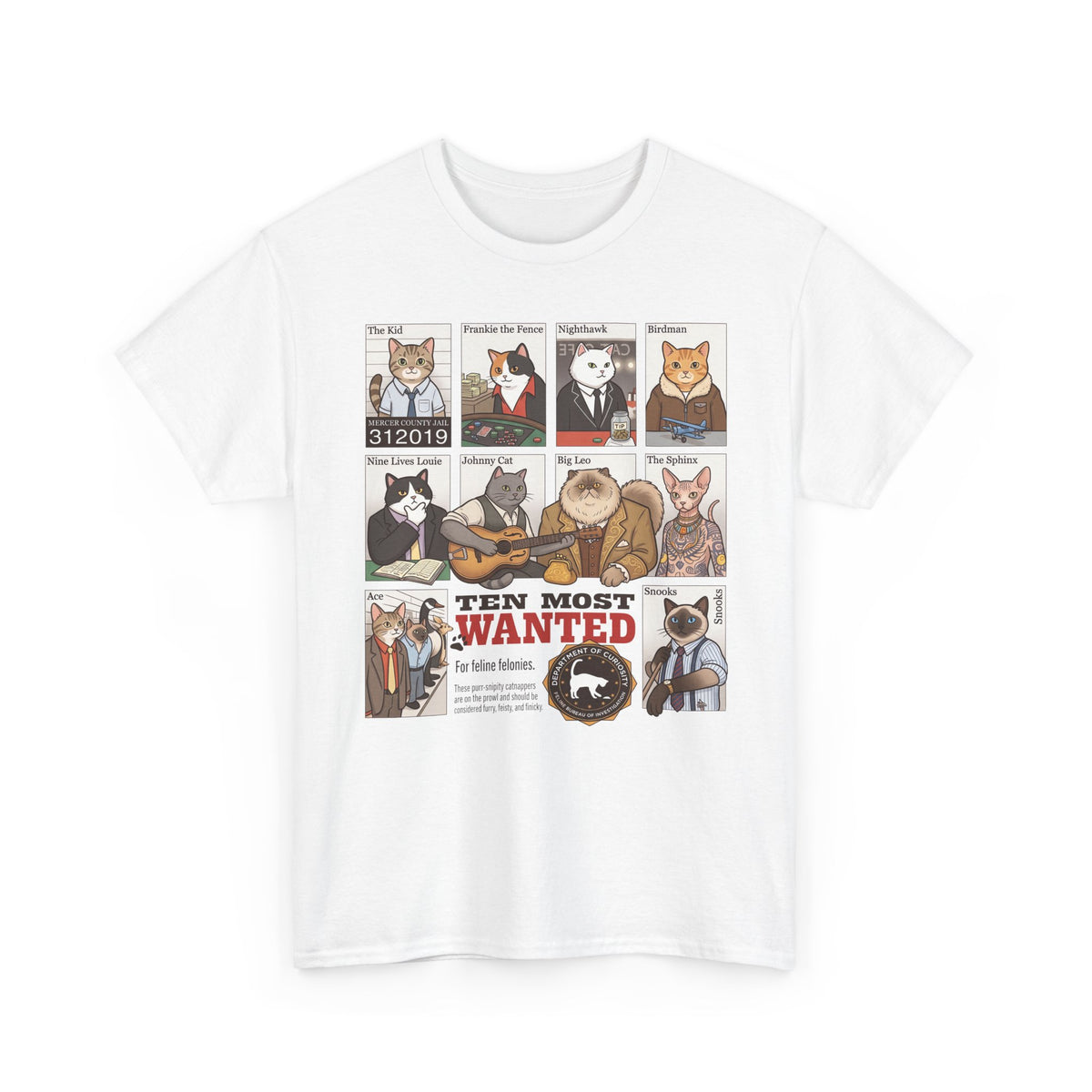 Cats Wanted T-Shirt — Funny Cat Lover Tee
