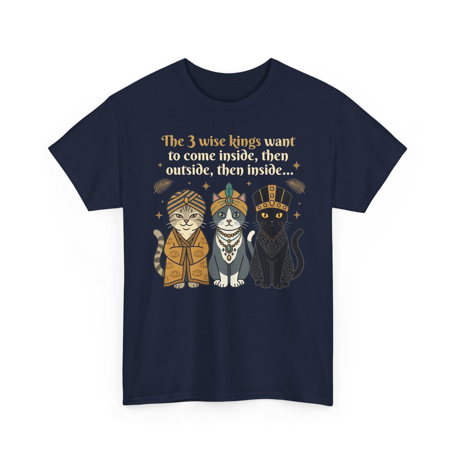 Cat Three Wise Kings Tee — "The 3 Wise Kings" Nativity Cat Christmas Shirt