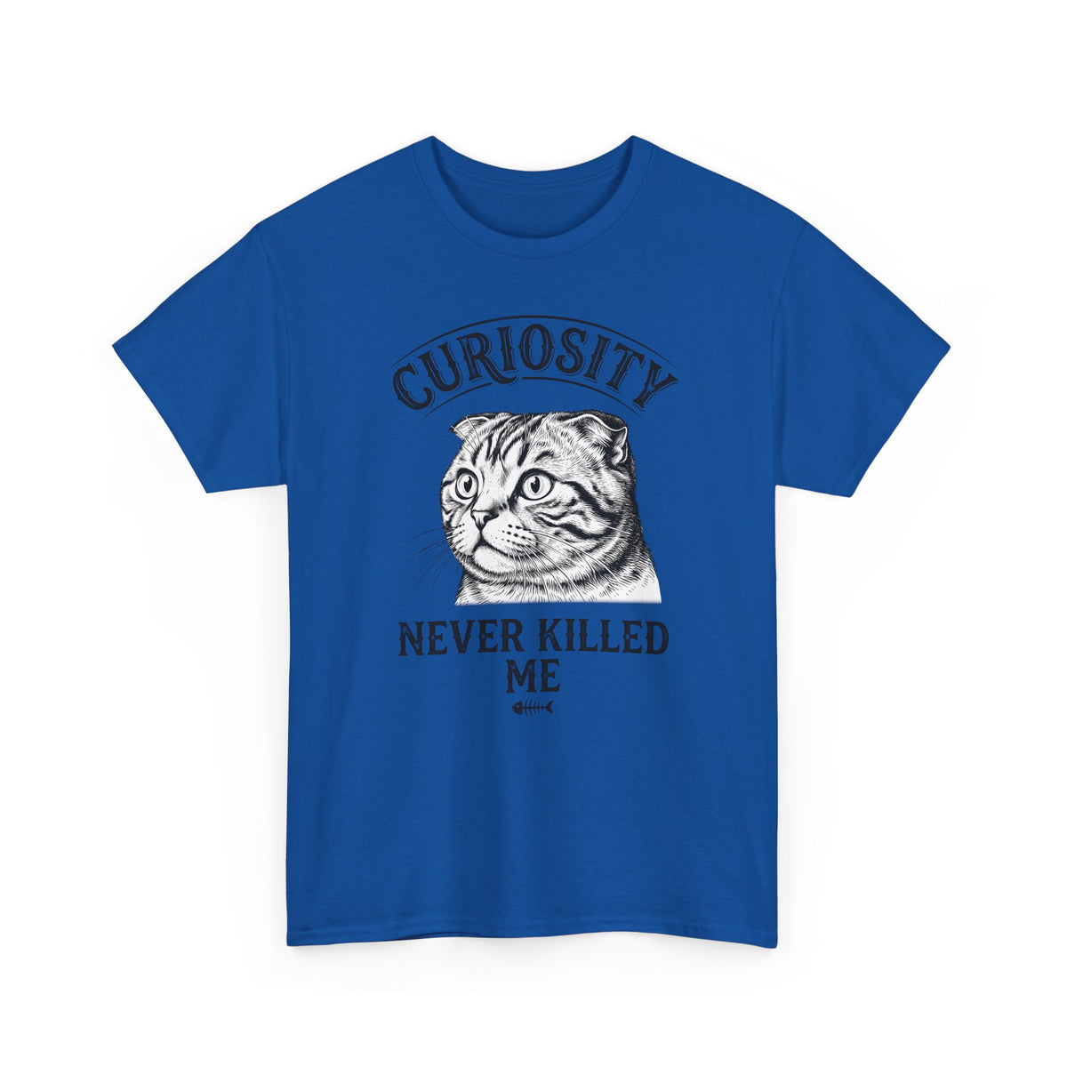 Curiosity Never Killed The Cat T-Shirt — Funny Cat Lover Tee