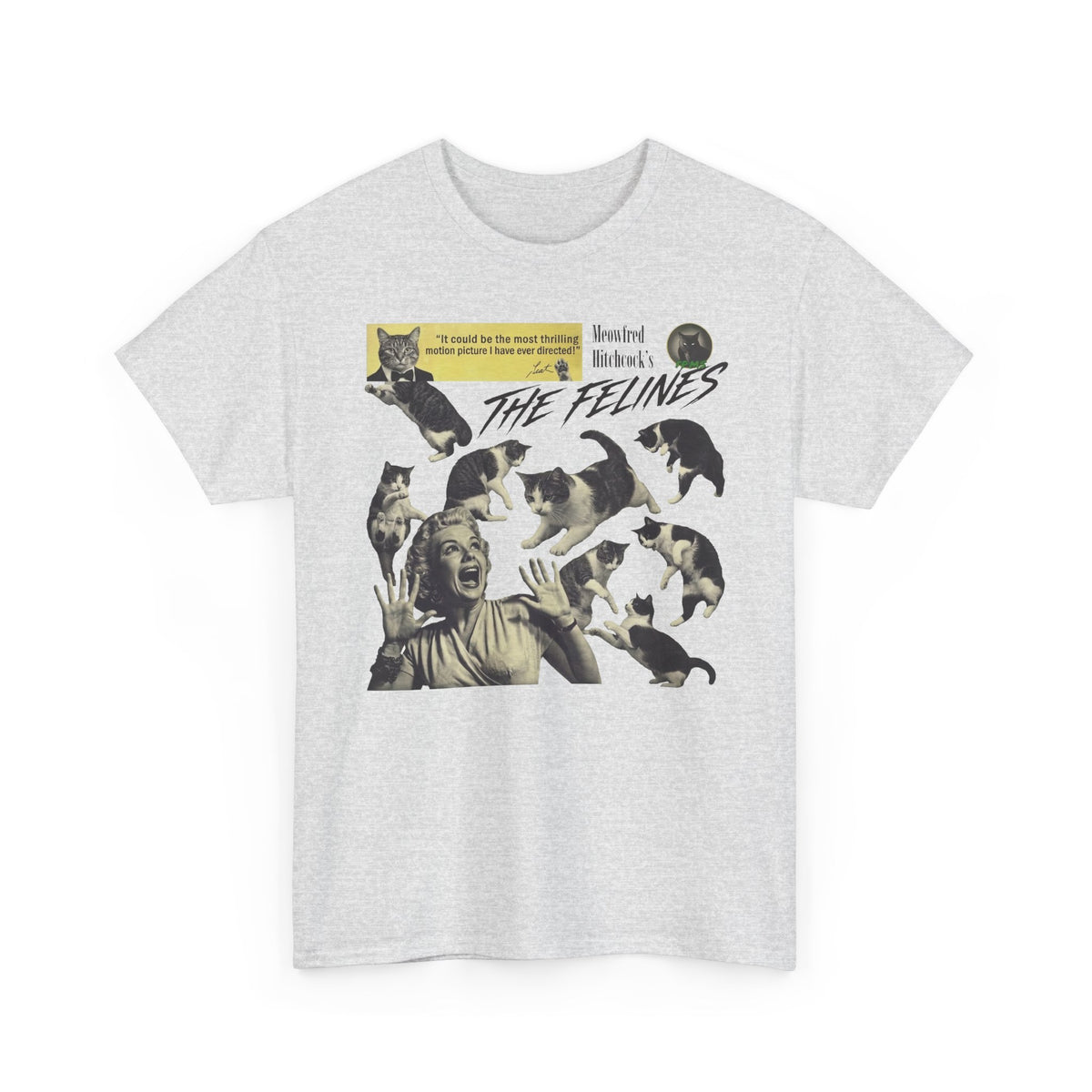 Retro Felines T-Shirt — Vintage Cat Graphic Tee