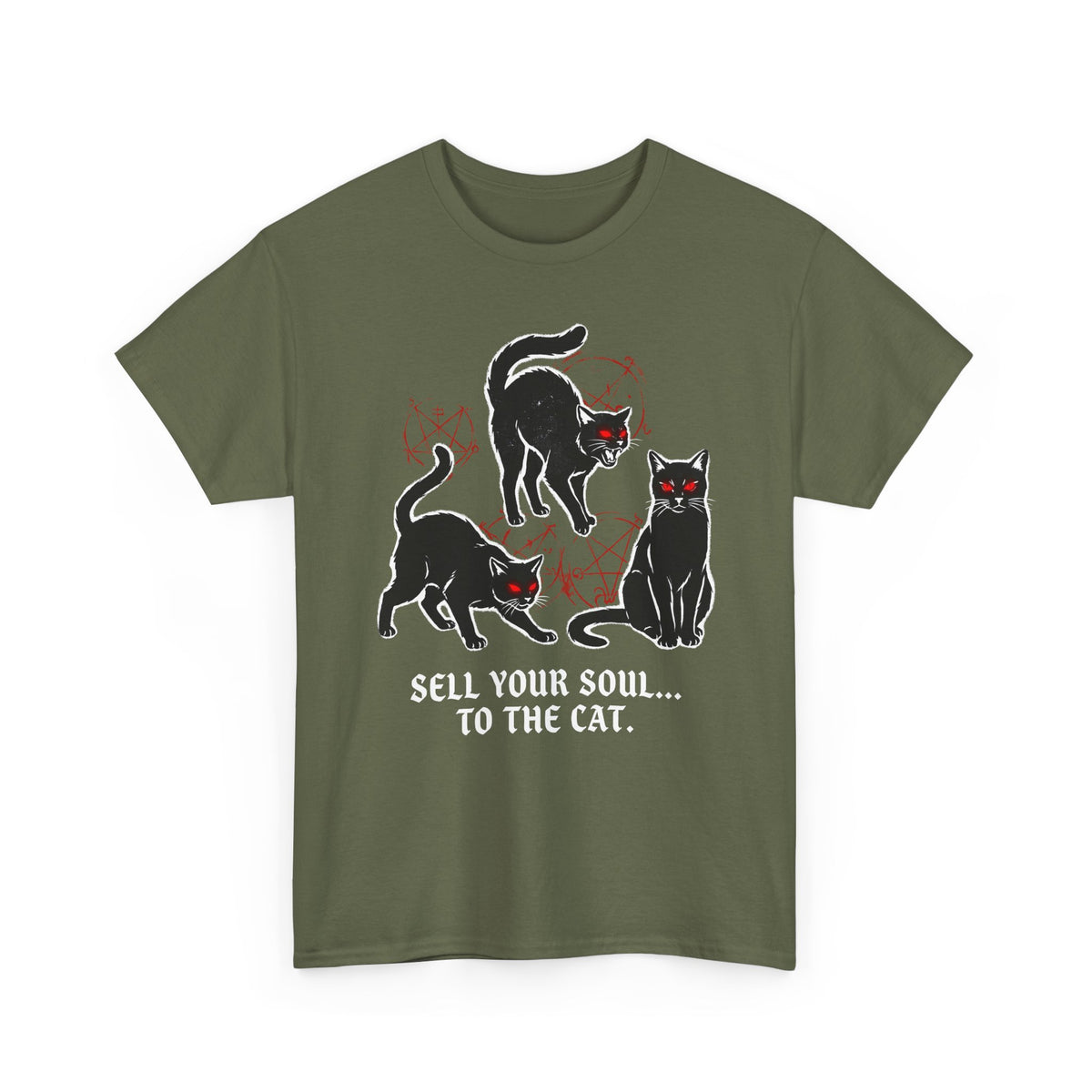 Sell Your Soul To The Cat T-Shirt — Funny Cat Lover Tee