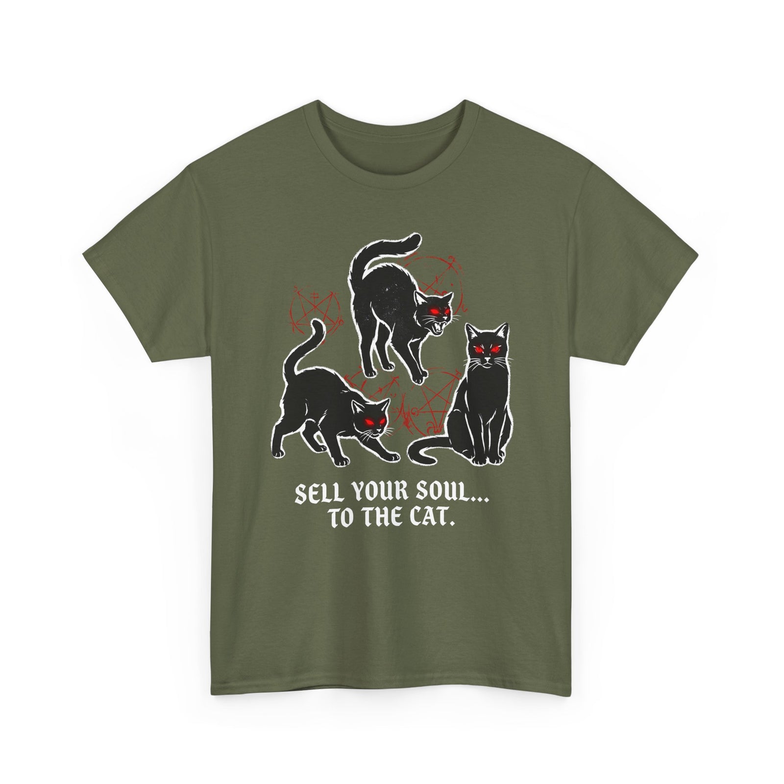 Sell Your Soul To The Cat T-Shirt — Funny Cat Lover Tee