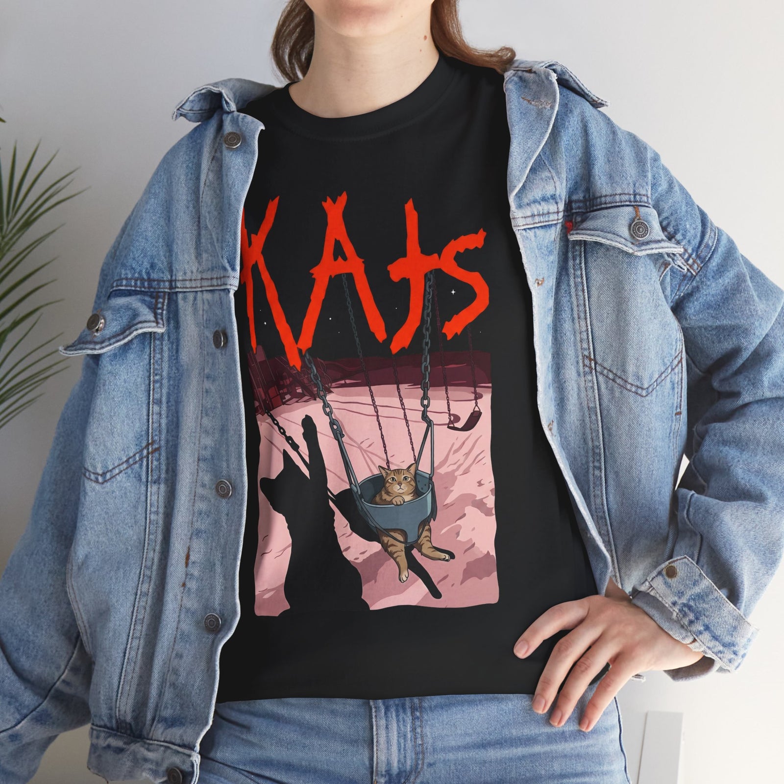 Rock Cat Band T-Shirt — Funny 'Kats' Album Parody Tee