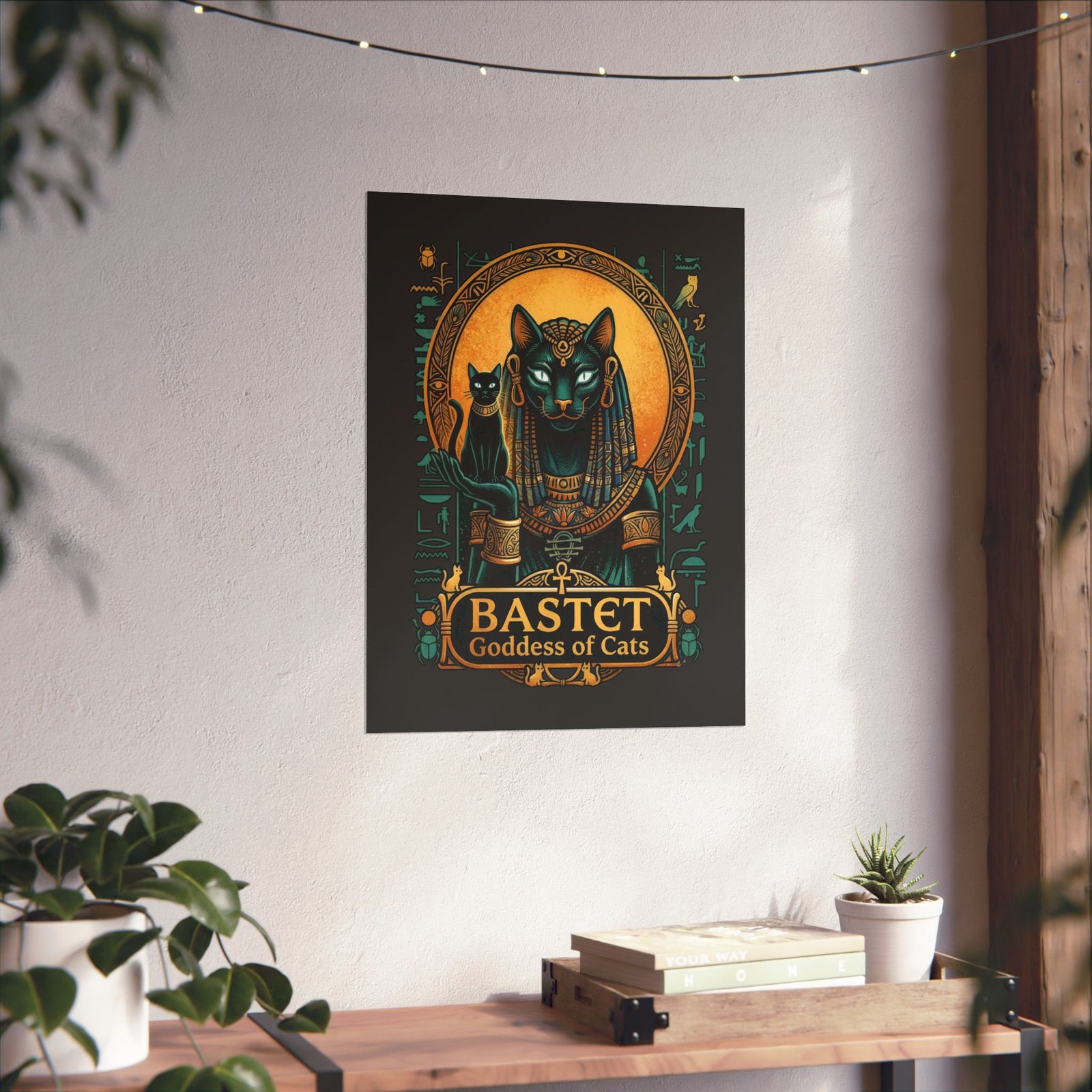 Bastet Goddess of Cats Poster