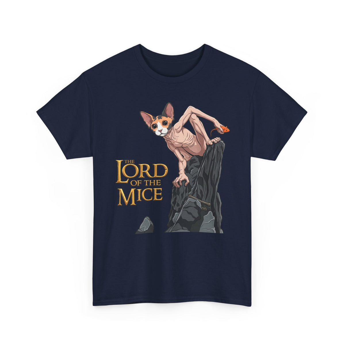 Lord of the Mice T‑Shirt — Fantasy Sphynx Cat Parody Tee