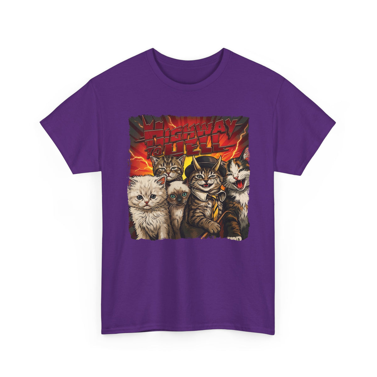"Highway to Hell" Hard Rock Cats Parody T-Shirt