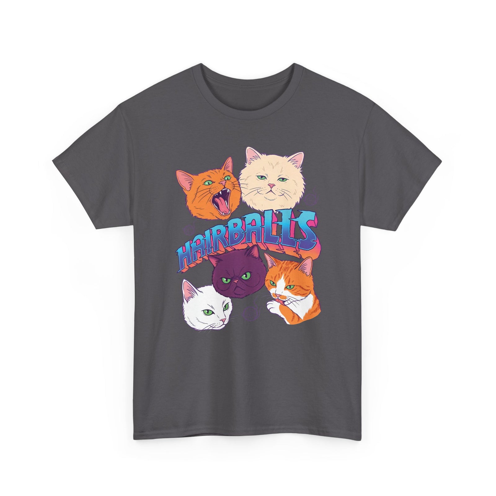 Cats Hairballs T-Shirt — Funny Cat Lover Tee