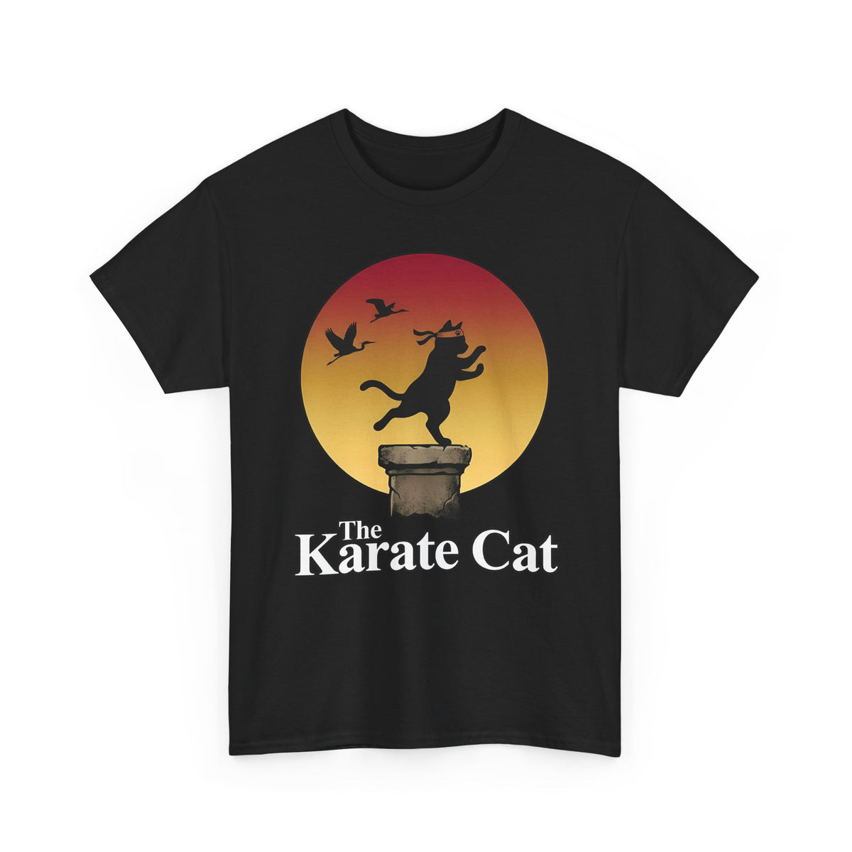 Karate Cat T-Shirt — Funny Martial Arts Cat Tee