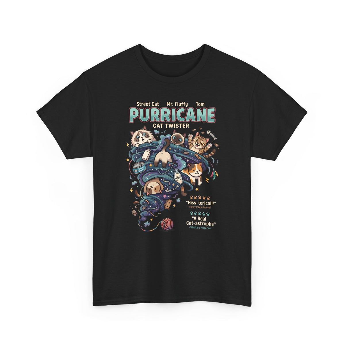 Purricane Funny Cat T-Shirt