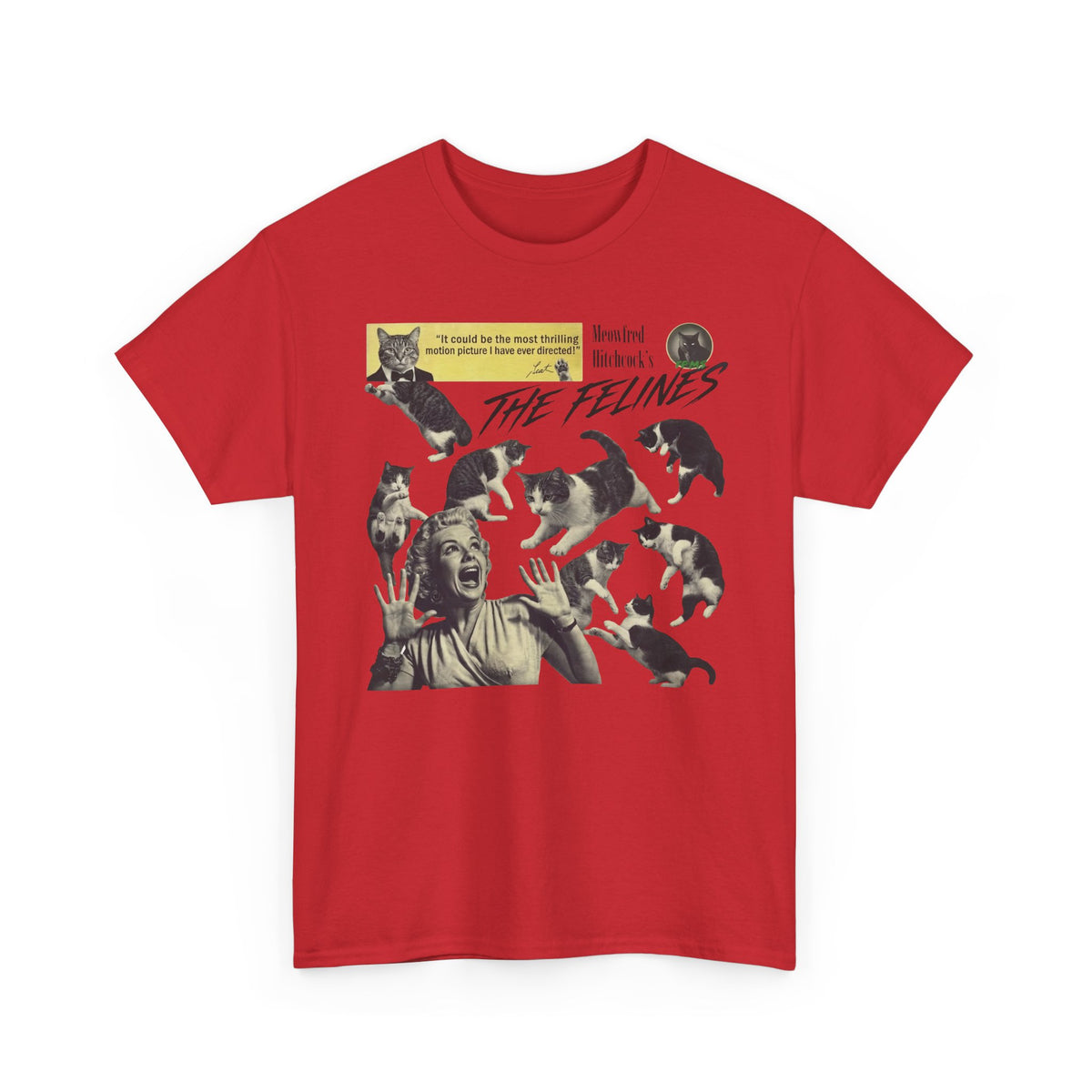 Retro Felines T-Shirt — Vintage Cat Graphic Tee