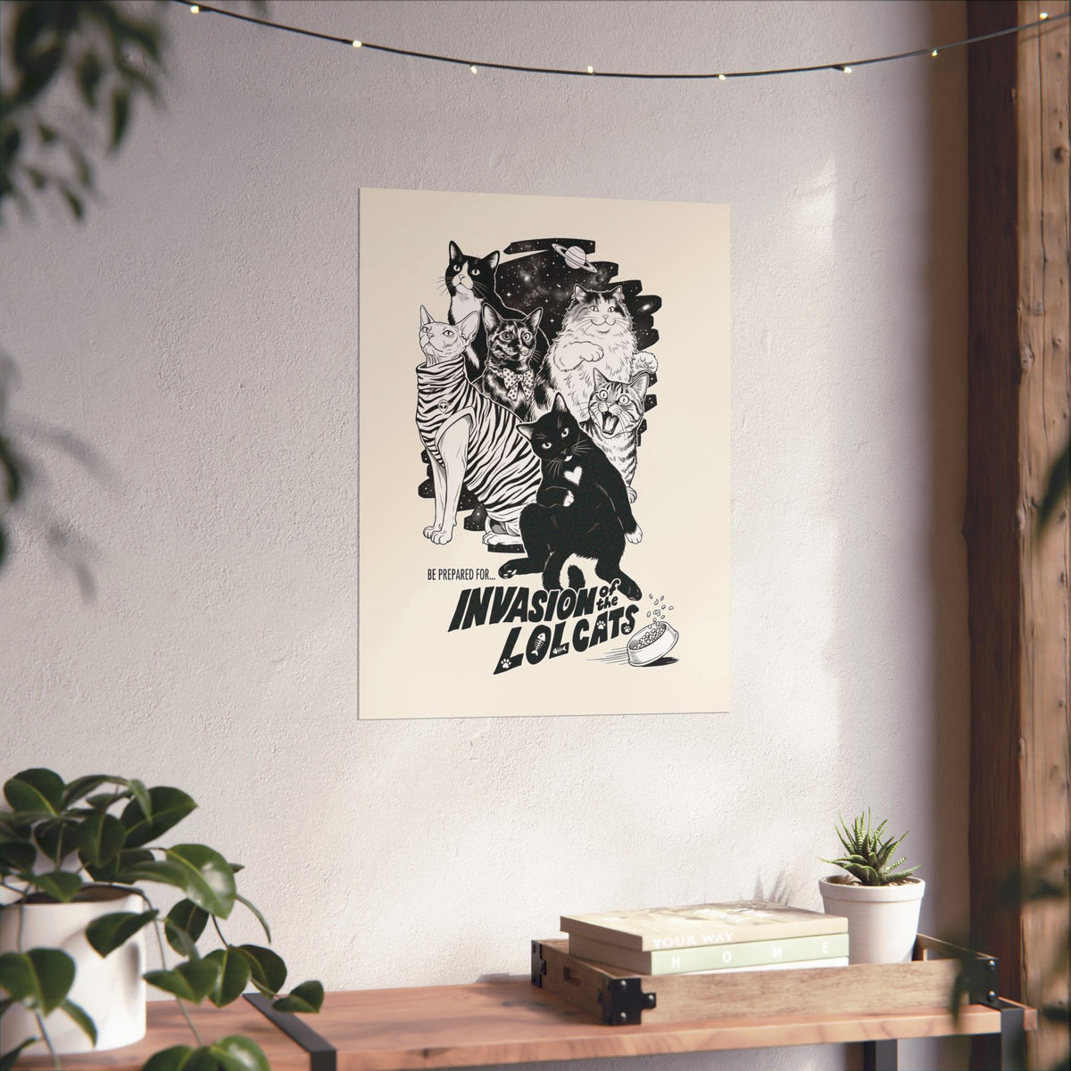 Invasion of the LOLCATS Poster