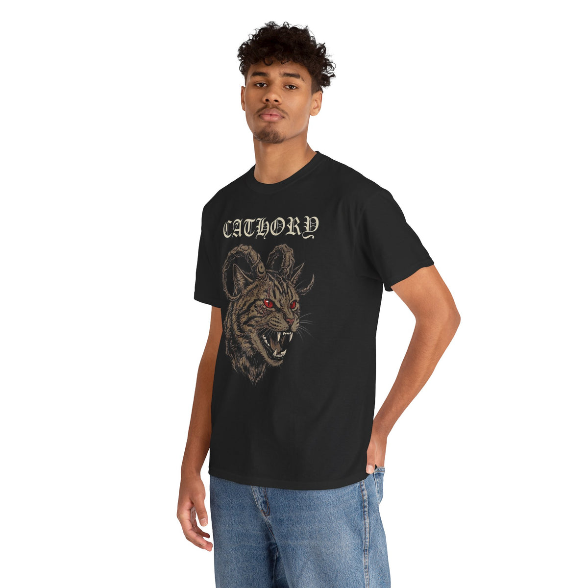Catlord T-Shirt — Gothic Cat King Graphic Tee
