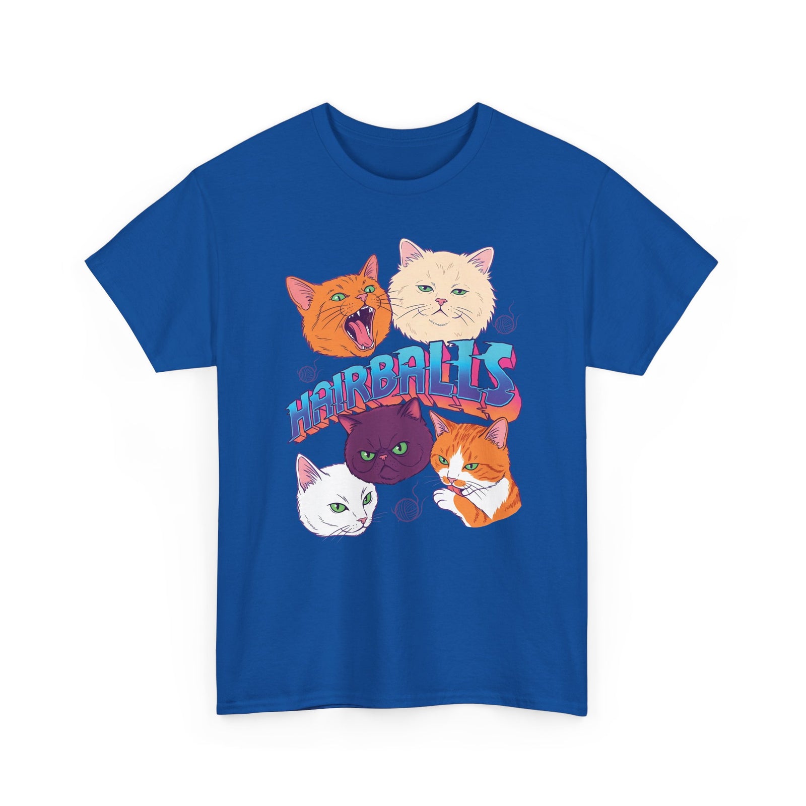 Cats Hairballs T-Shirt — Funny Cat Lover Tee
