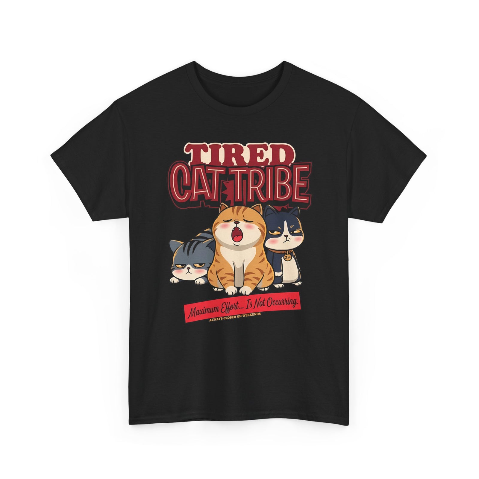 Tired Cat Tribe T-Shirt