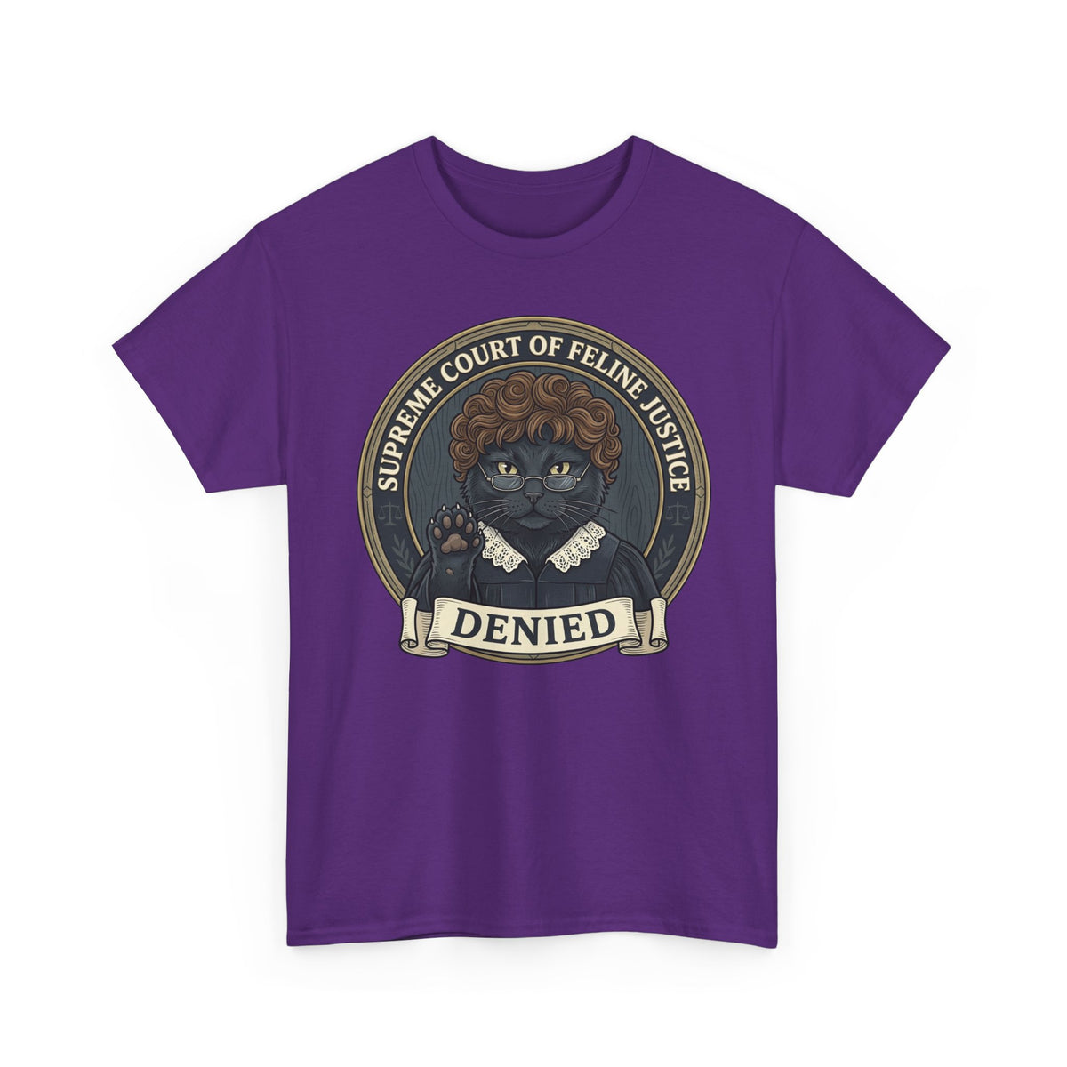 Supreme Court of Feline Justice: DENIED Cat Graphic Tee