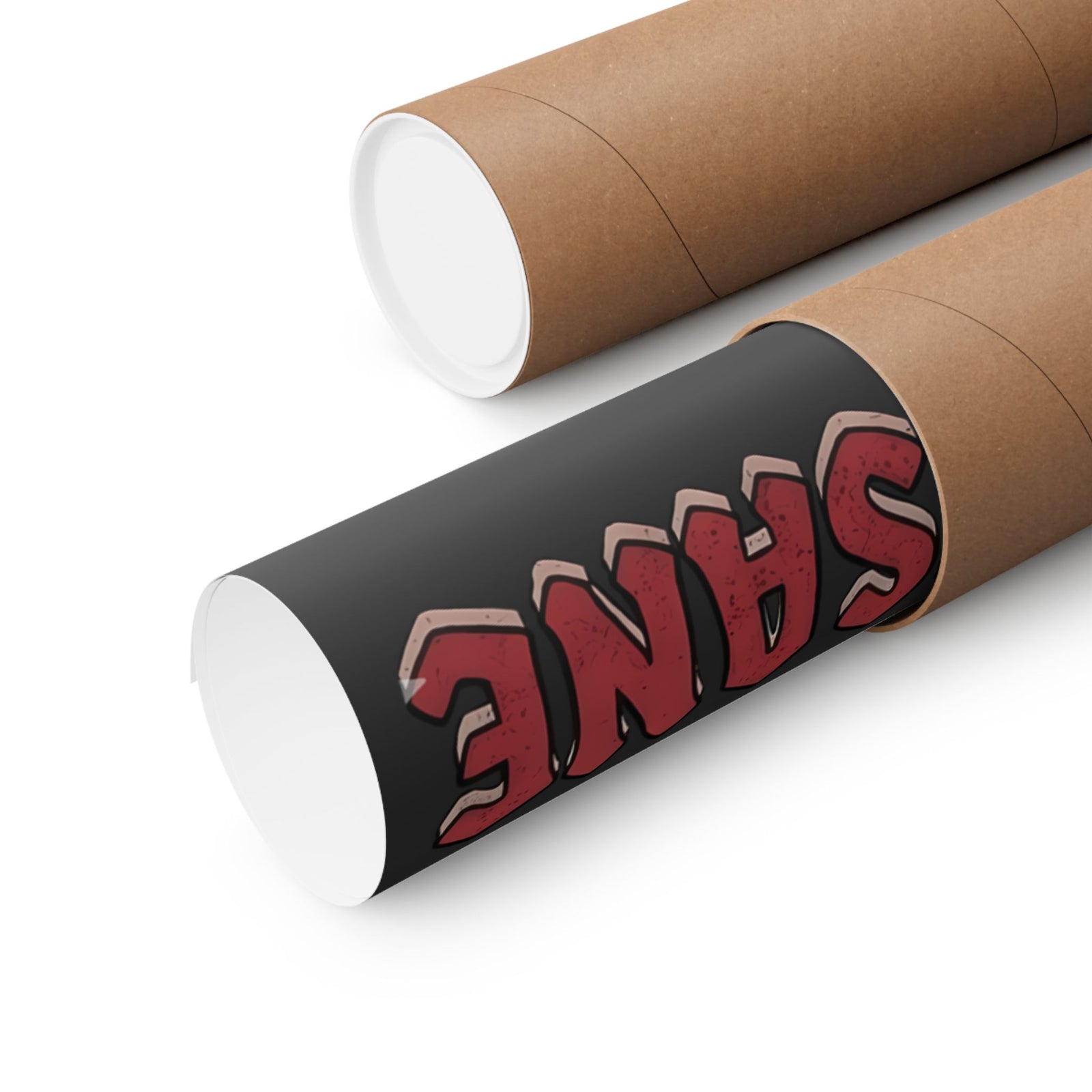 I Will Succeed Because I Am Insane Poster — Heavy Metal Black Cat Graphic Poster