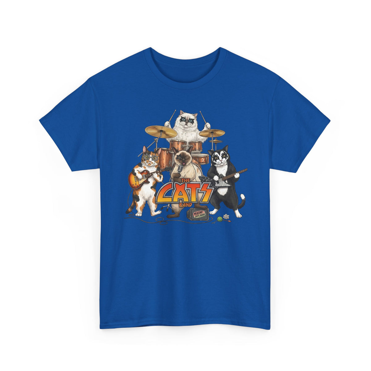 The Cats Band T-Shirt — Retro Cat Band Graphic Tee