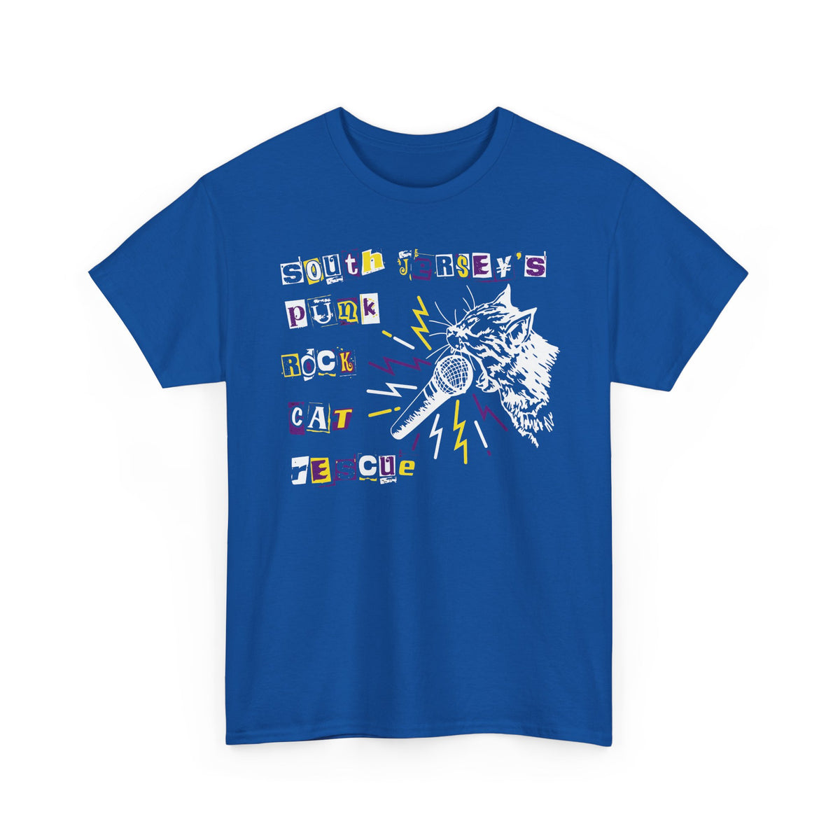 Punk Rock Cat Tee Graphic Band Shirt