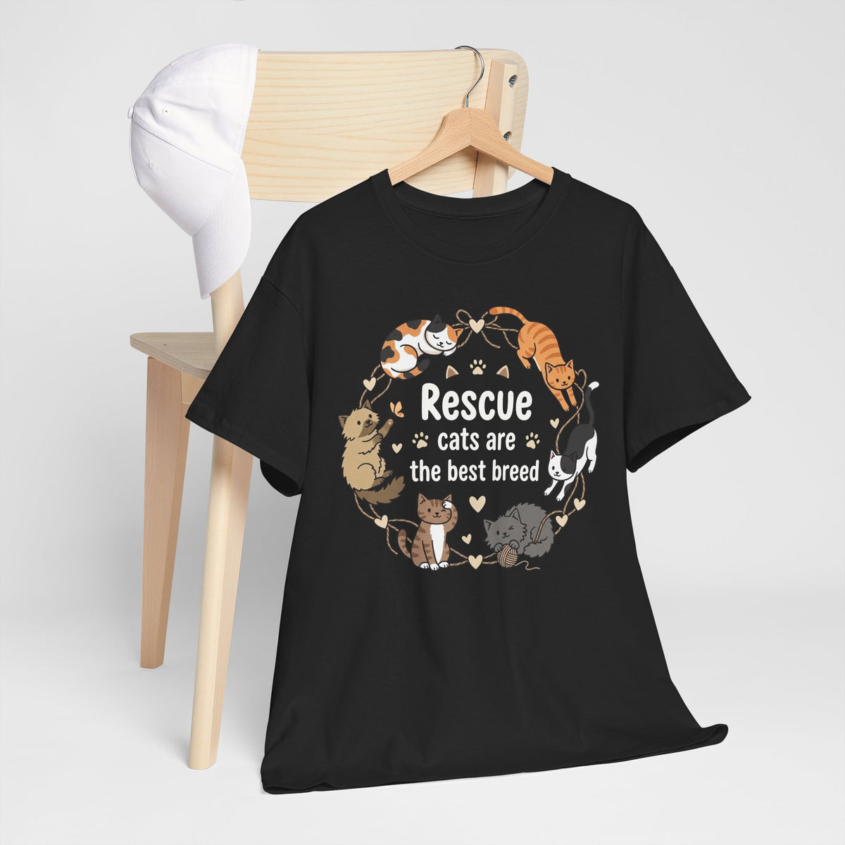 Rescue Cats Are the Best Breed T-Shirt