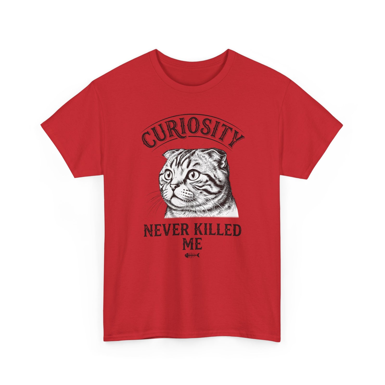 Curiosity Never Killed The Cat T-Shirt — Funny Cat Lover Tee