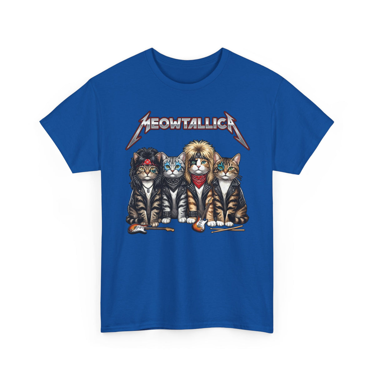 Meowtallica Heavy Metal Cat T-Shirt
