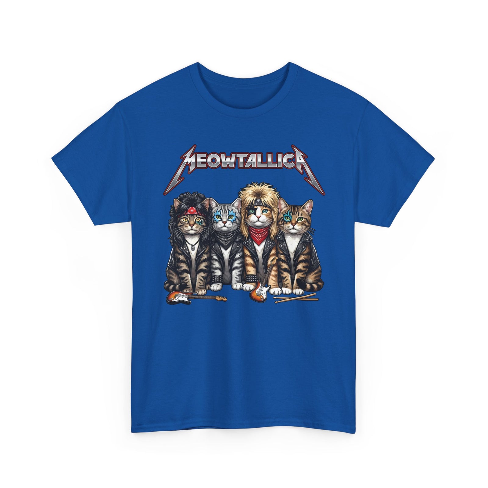 Meowtallica Heavy Metal Cat T-Shirt