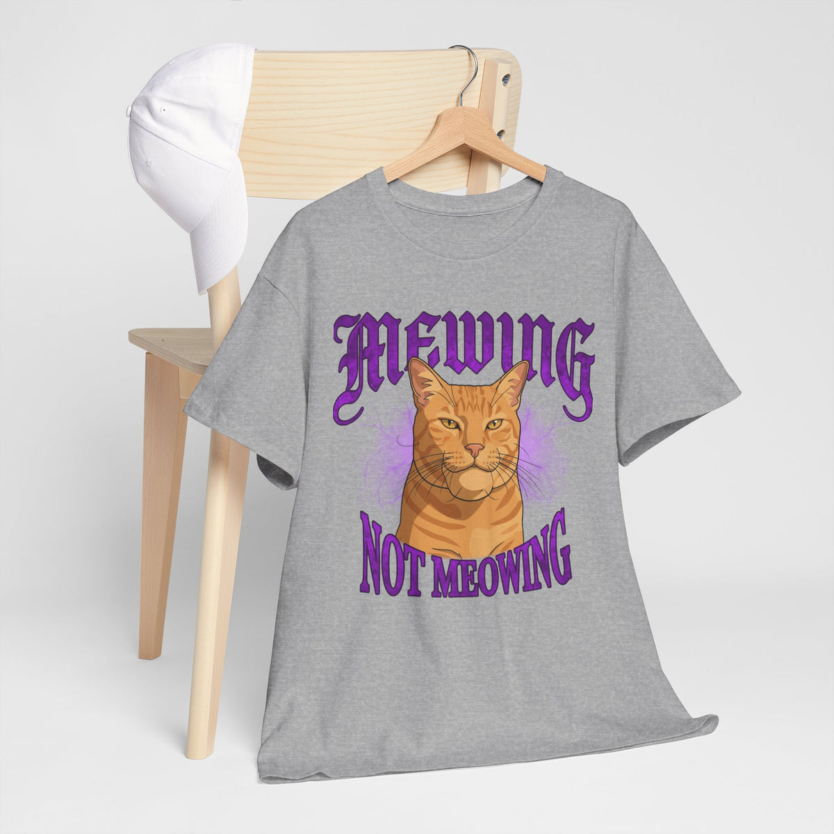 Mewing Not Meowing Cat T-Shirt