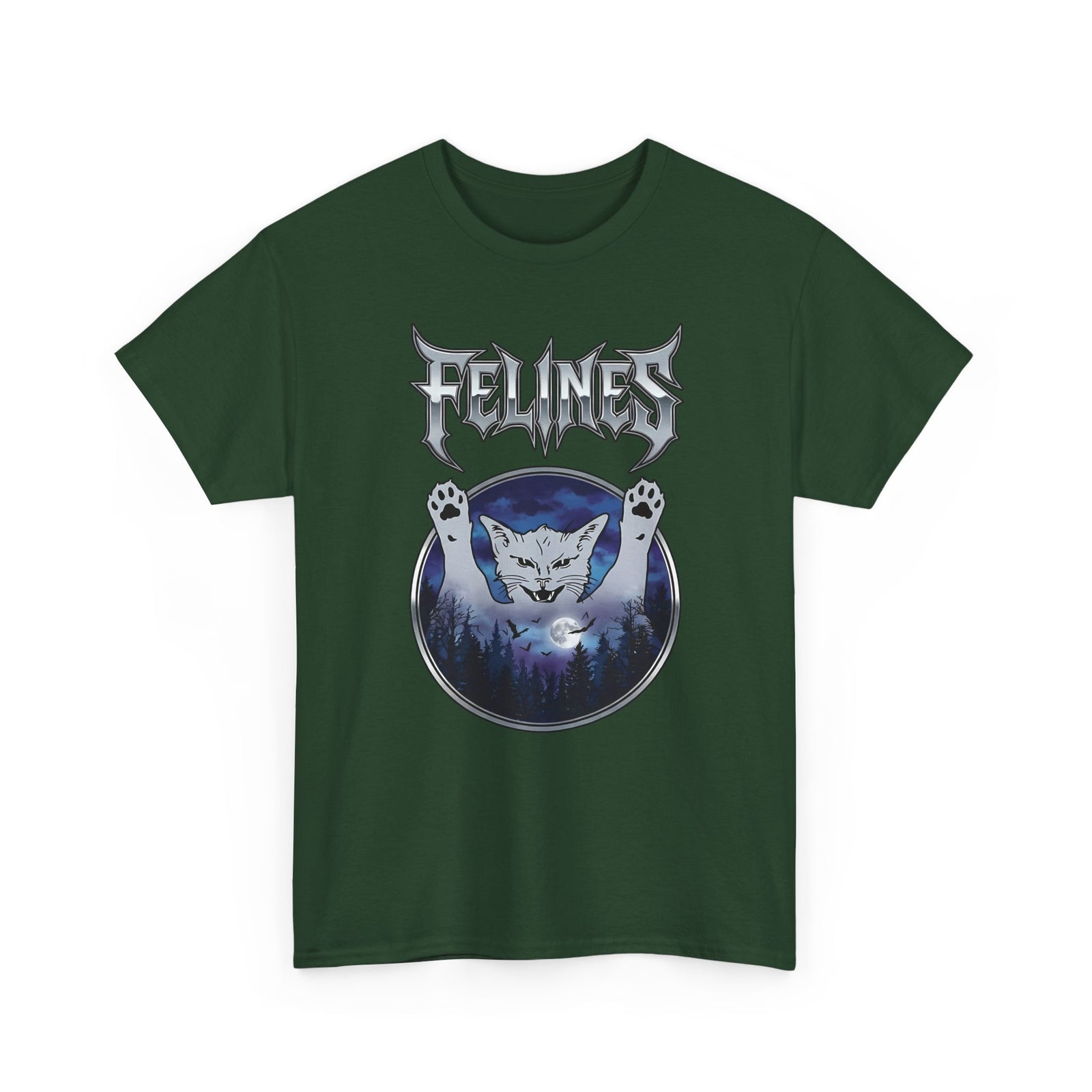 Felines Ghost T-Shirt — Spooky Cat Graphic Tee