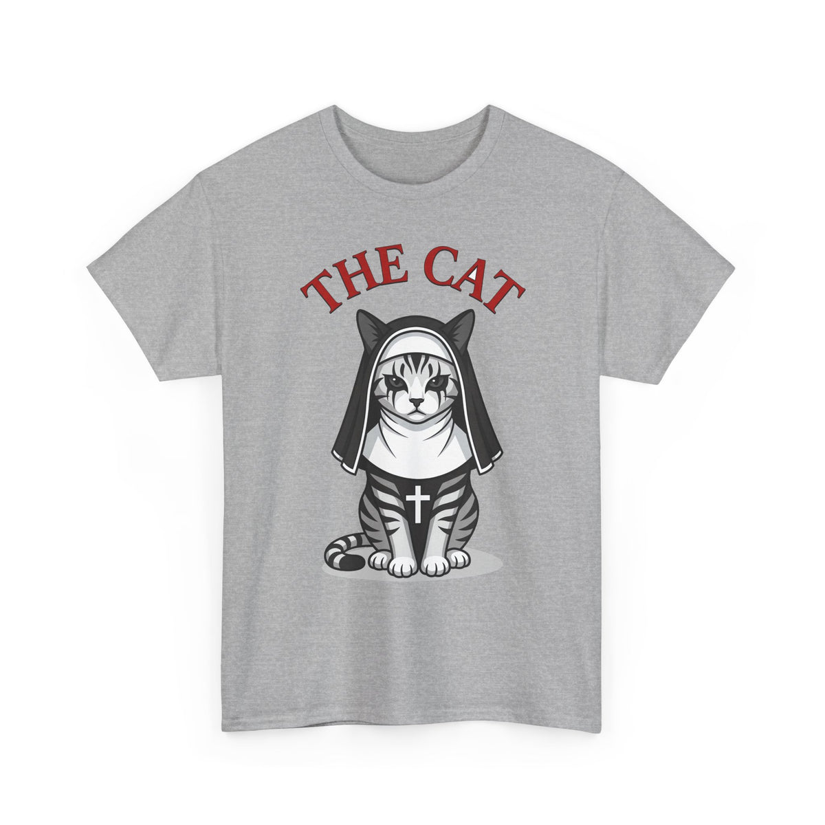 Nun Cat T-Shirt "The Cat" Gothic Kitty Tee