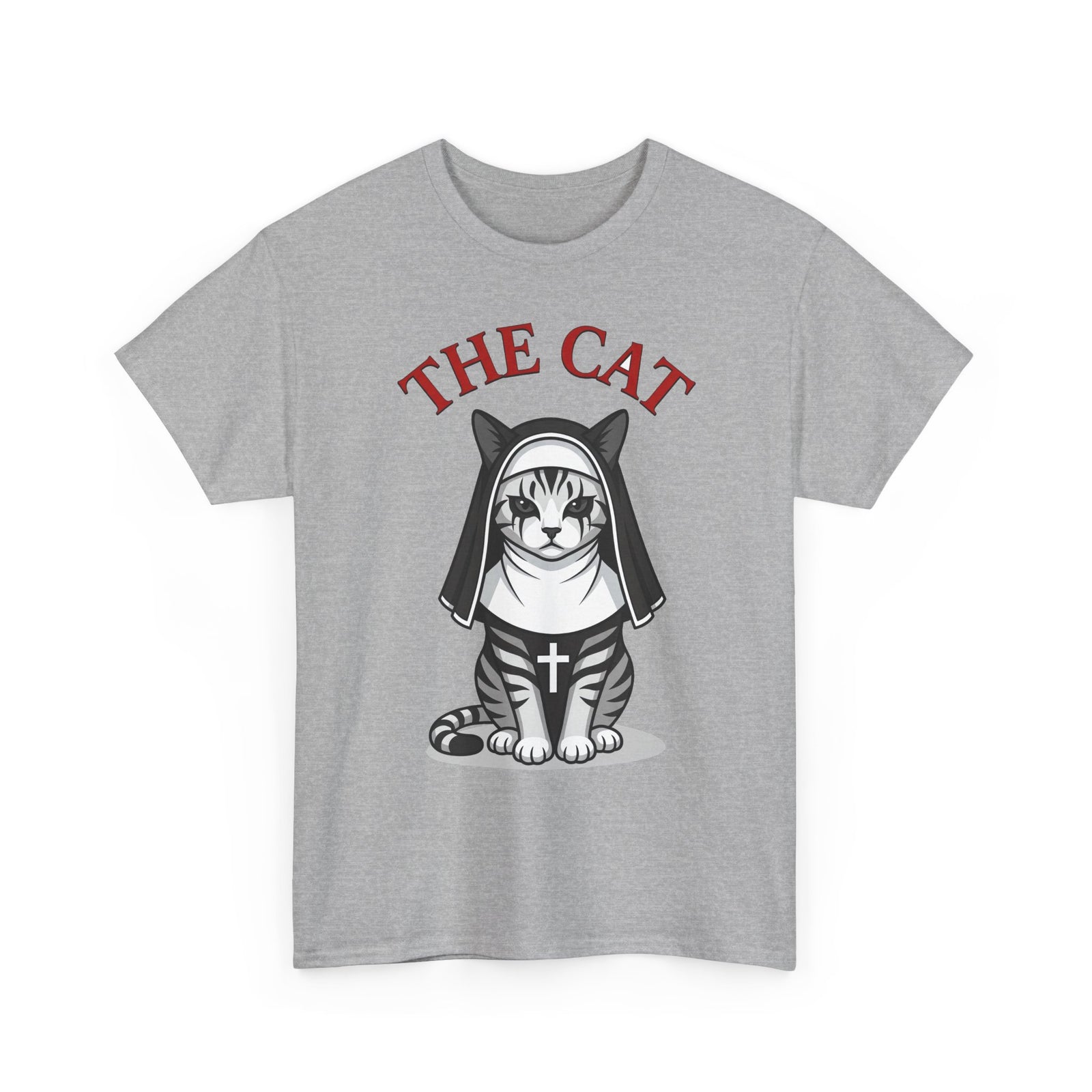 Nun Cat T-Shirt "The Cat" Gothic Kitty Tee