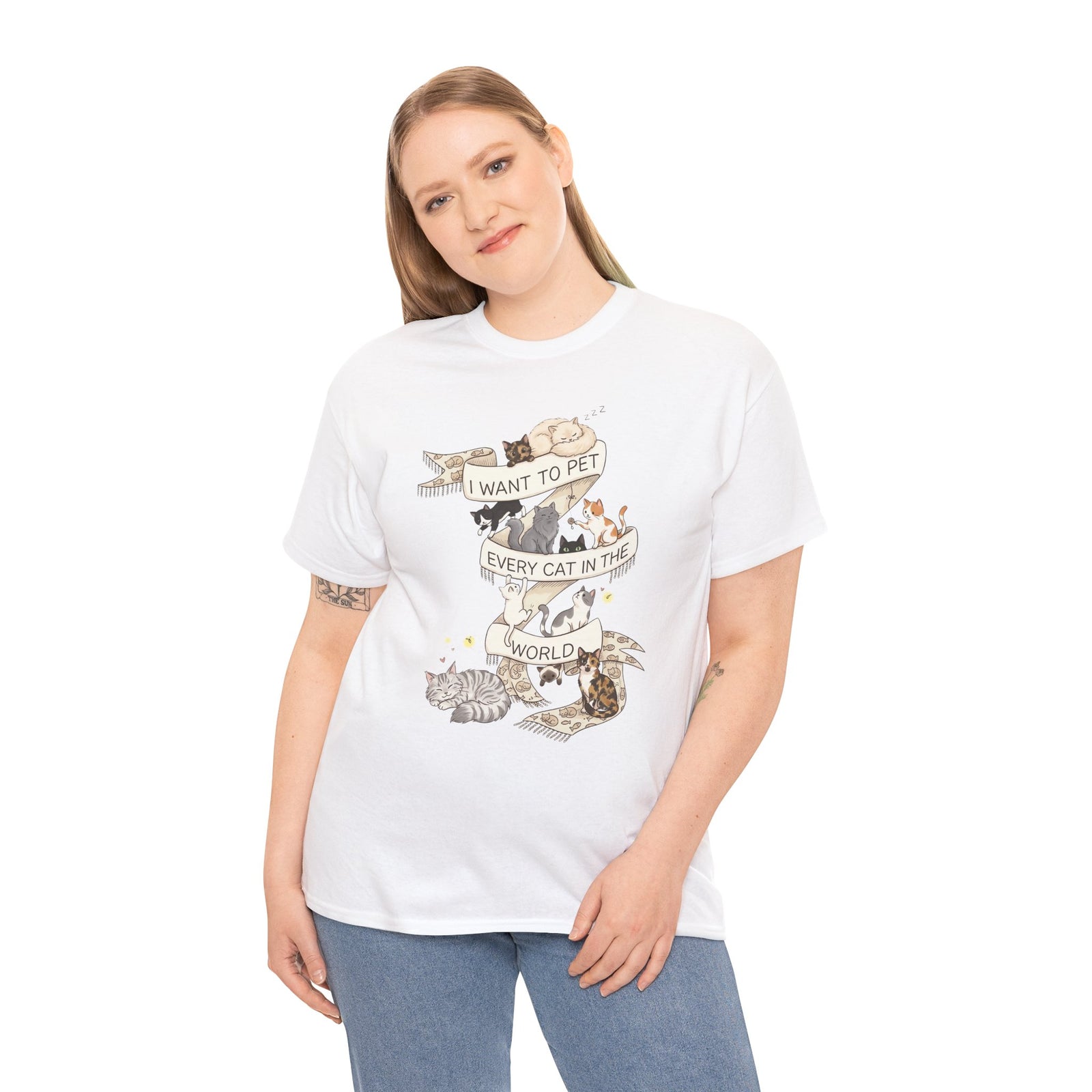 I Want to Pet Every Cat in the World T-Shirt — Cat Lover Tee
